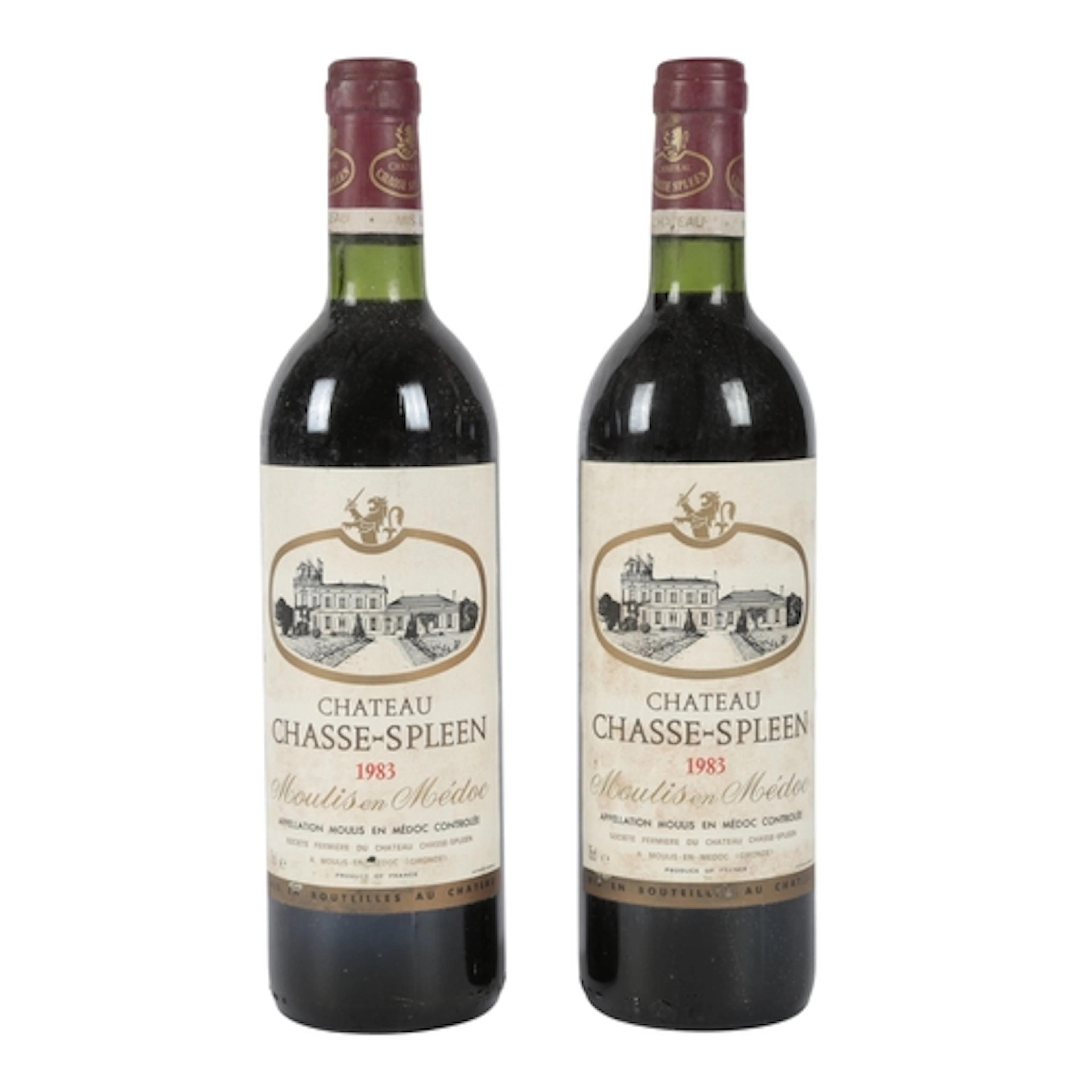 1983 Chateau Chasse-Spleen, Moulis-en-Medoc, France (2) Chât...