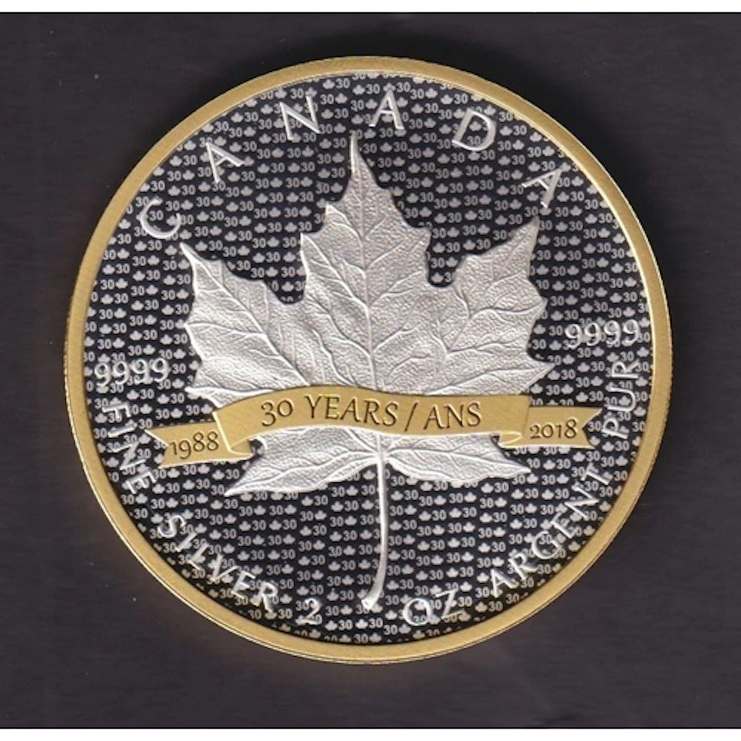 Canada 2018 SML Tribute: 30 Years $10 fine silver proof coin...
