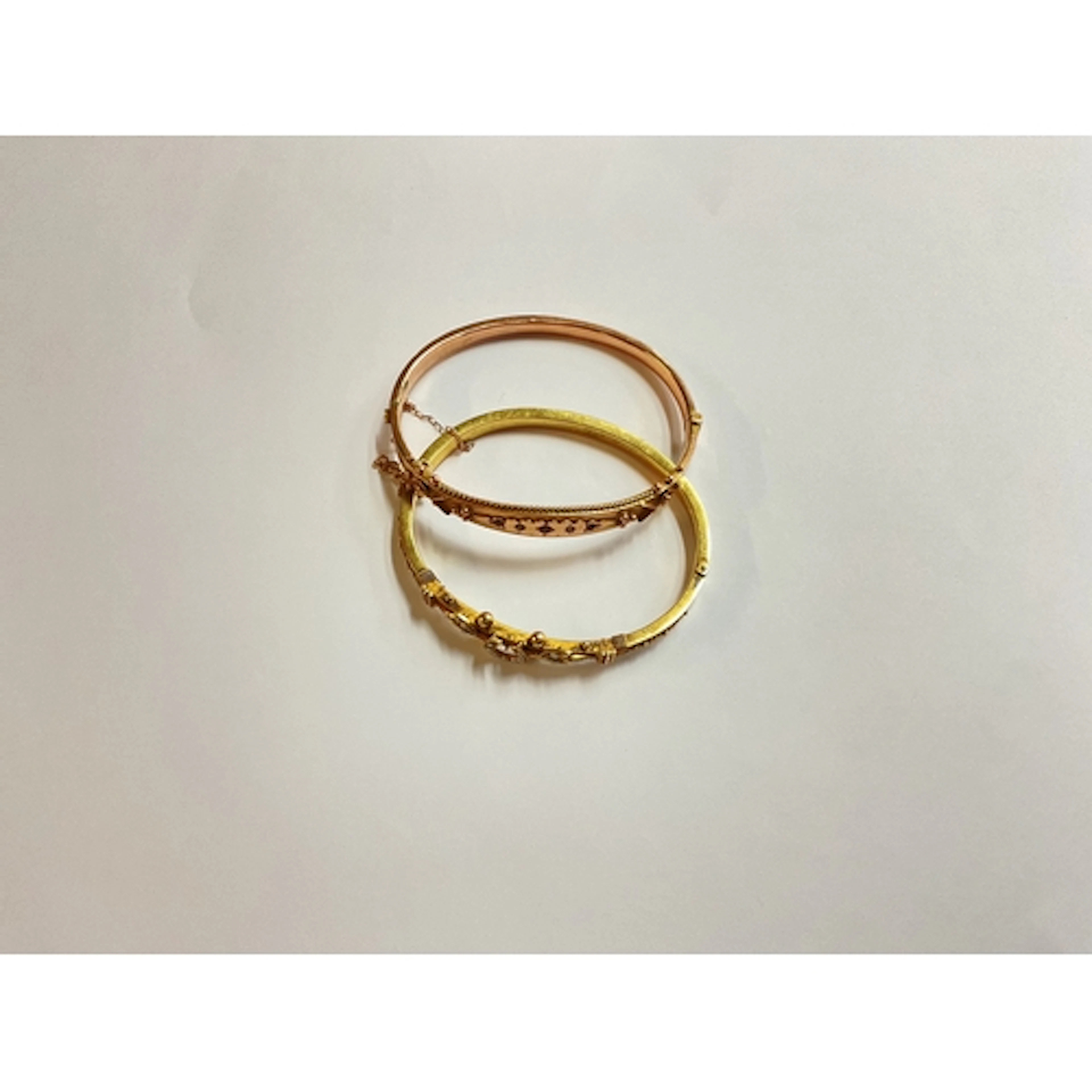 15ct Victorian bracelet with horseshoe and seedpearl 7.9g an...