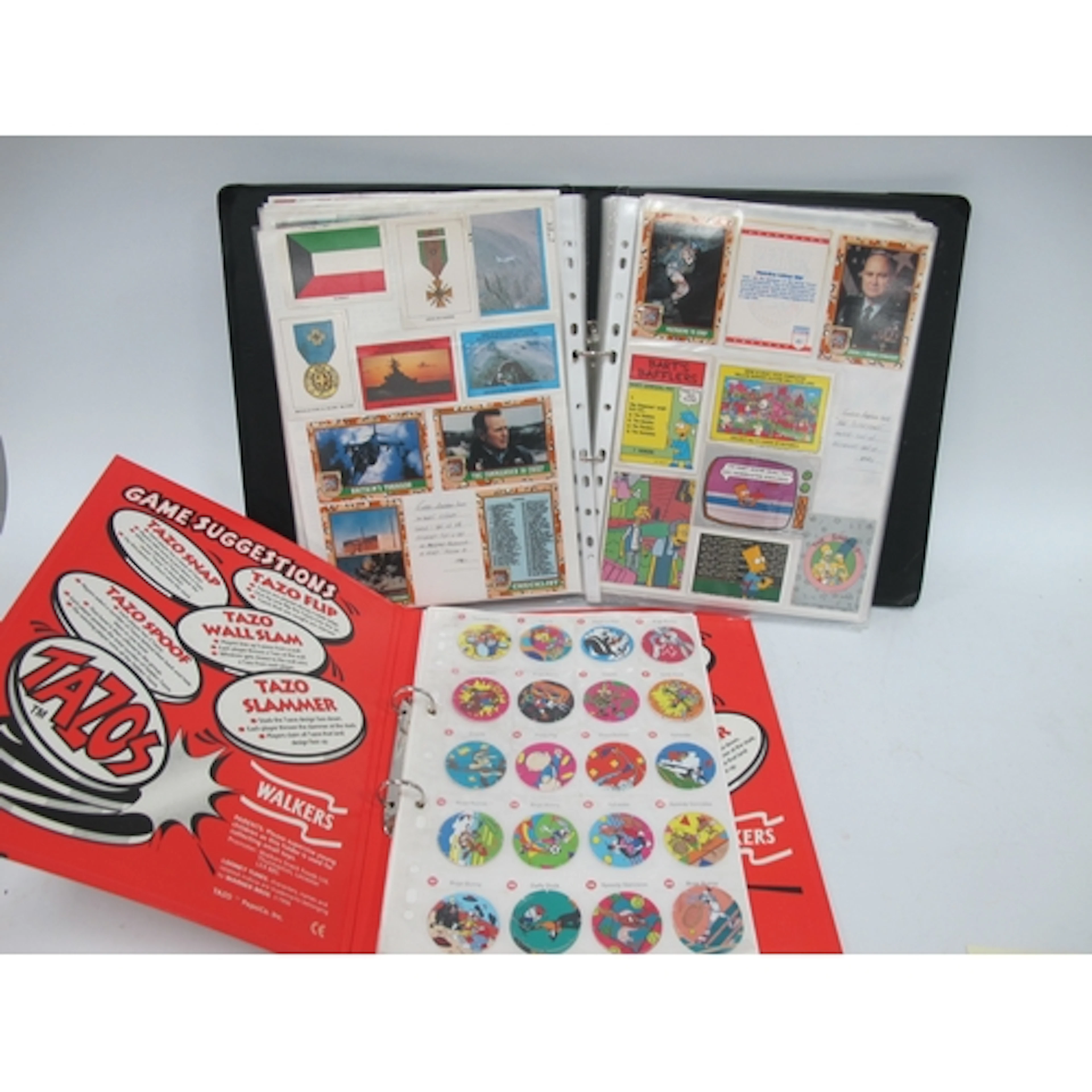 A quantity of Topps stickers and trading cards from the 1990...