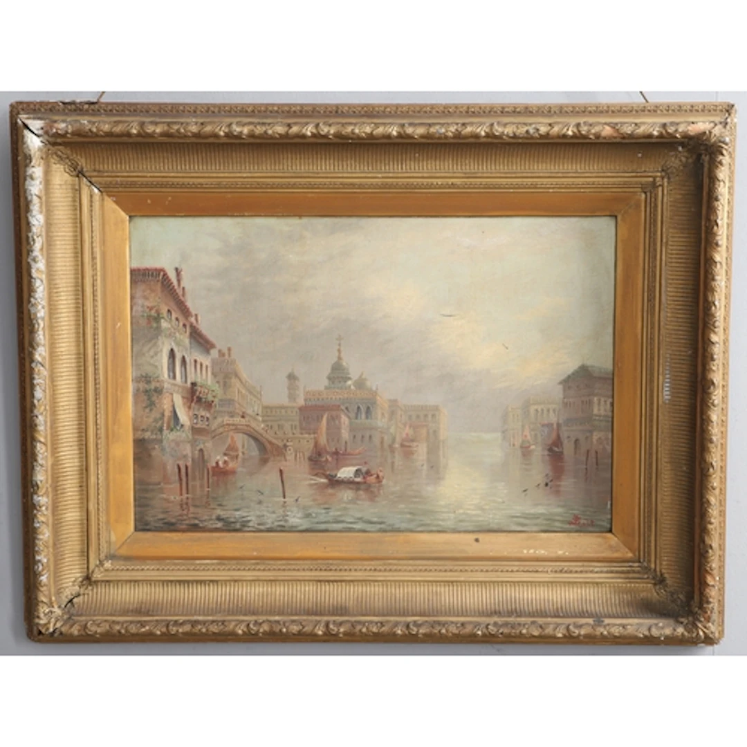 JAMES SALT (1850-1903). A VIEW OF VENICE. Signed lower right...