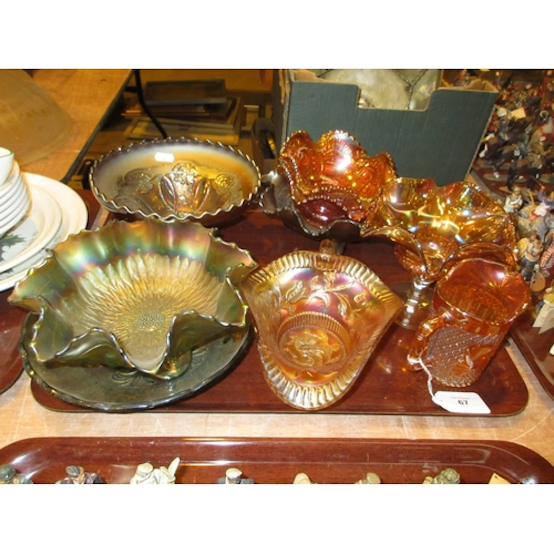 Collection of Carnival Glass