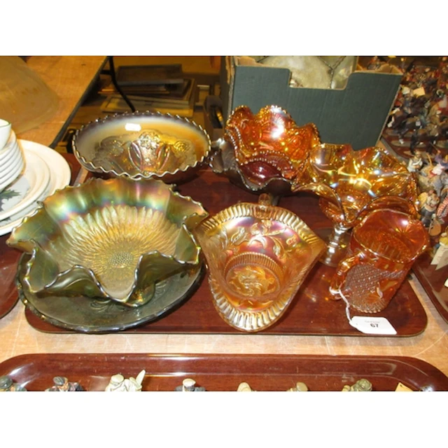 Collection of Carnival Glass