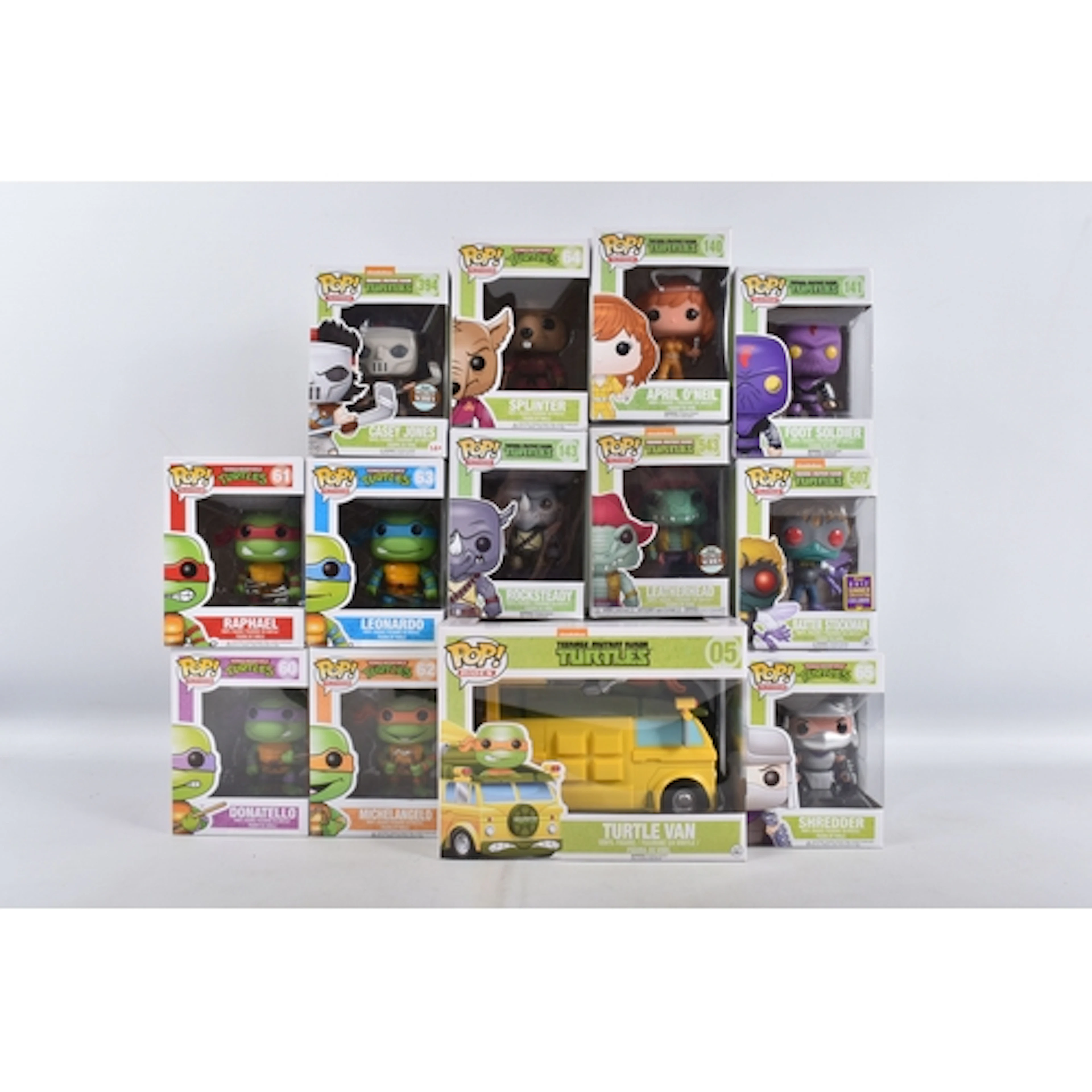 THIRTEEN BOXED FUNKO POP! TELEVISION TEENAGE MUTANT NINJA TU...