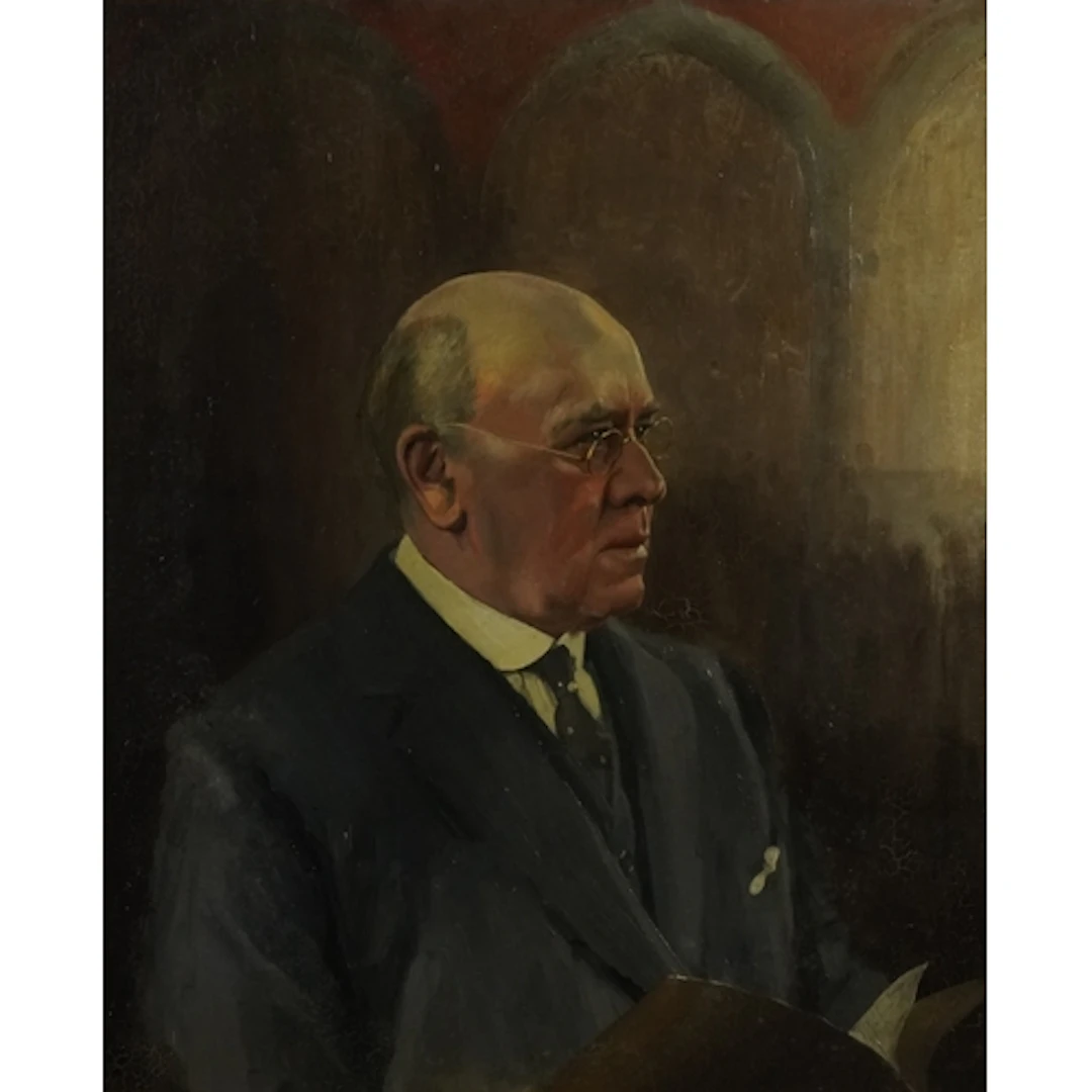 Head and shoulders portrait of a gentleman, early 20th centu...