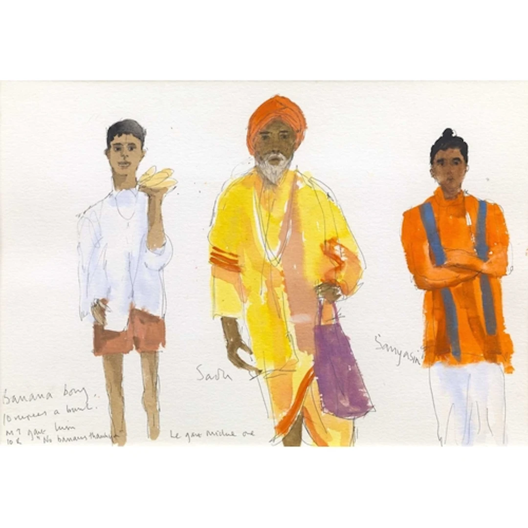 § John MILLER (1931-2002) Sadu - Banana Seller (Character) G...