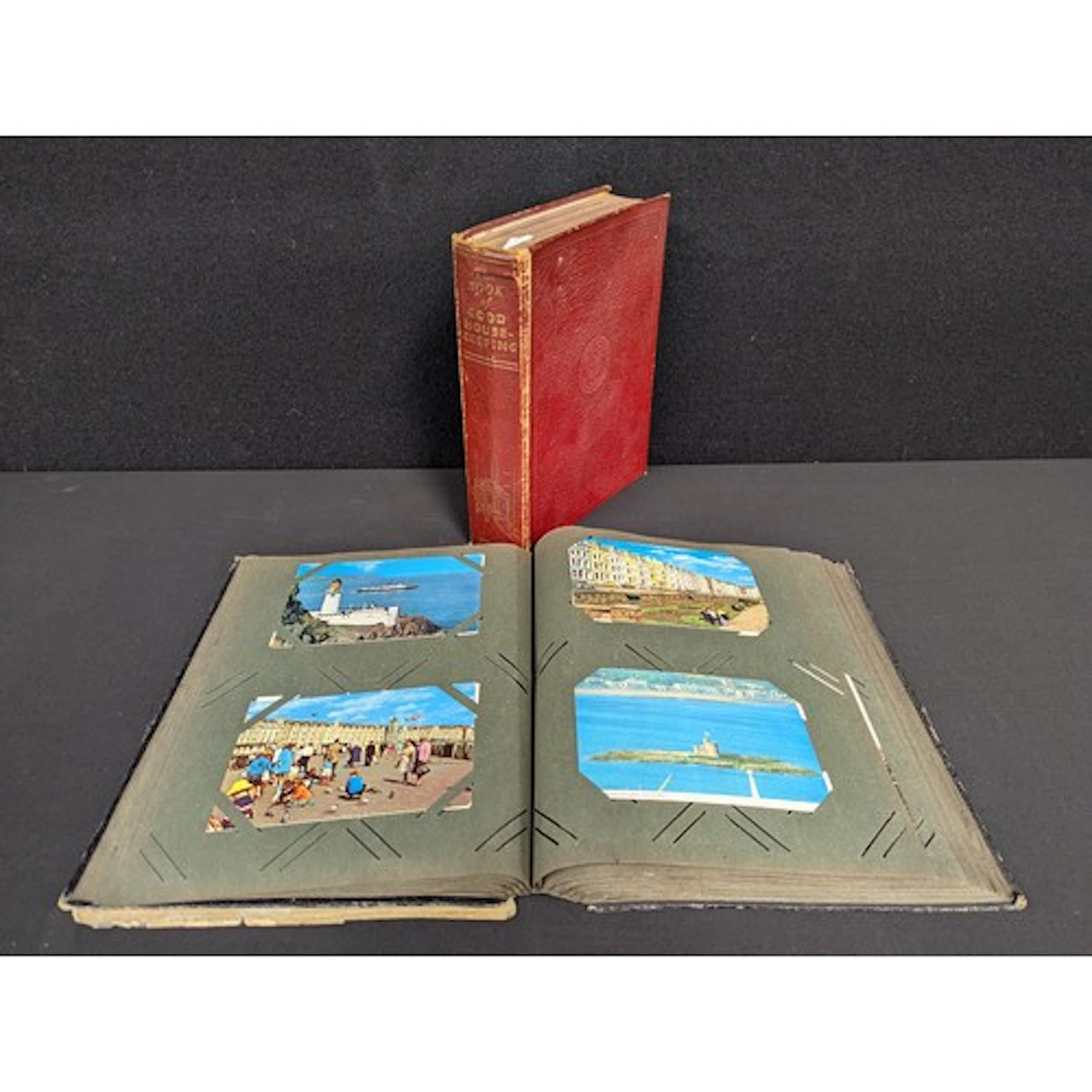 Postcards - an Edwardian and later album, Isle of Man topogr...