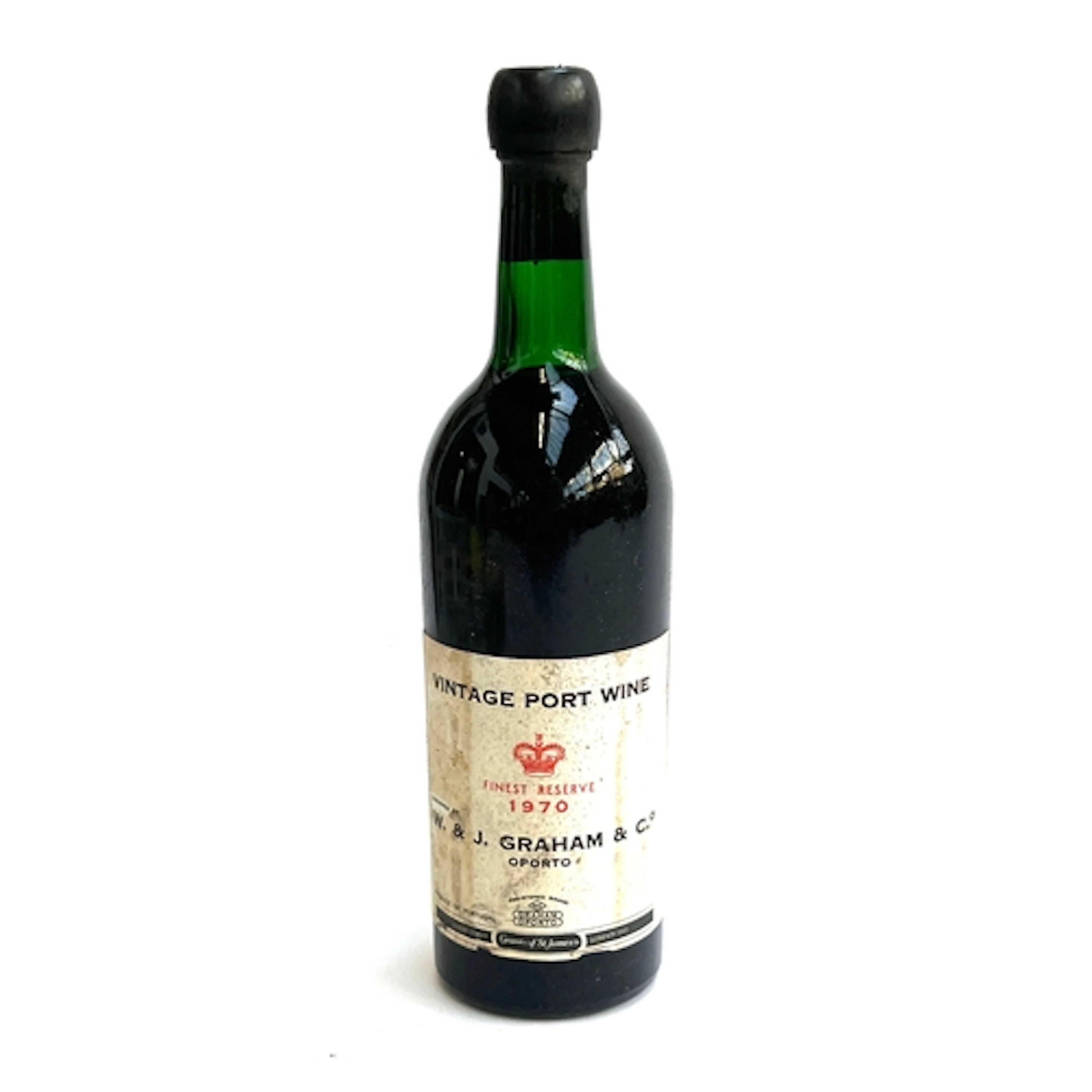 1970 W & J Graham's vintage port, one bottle