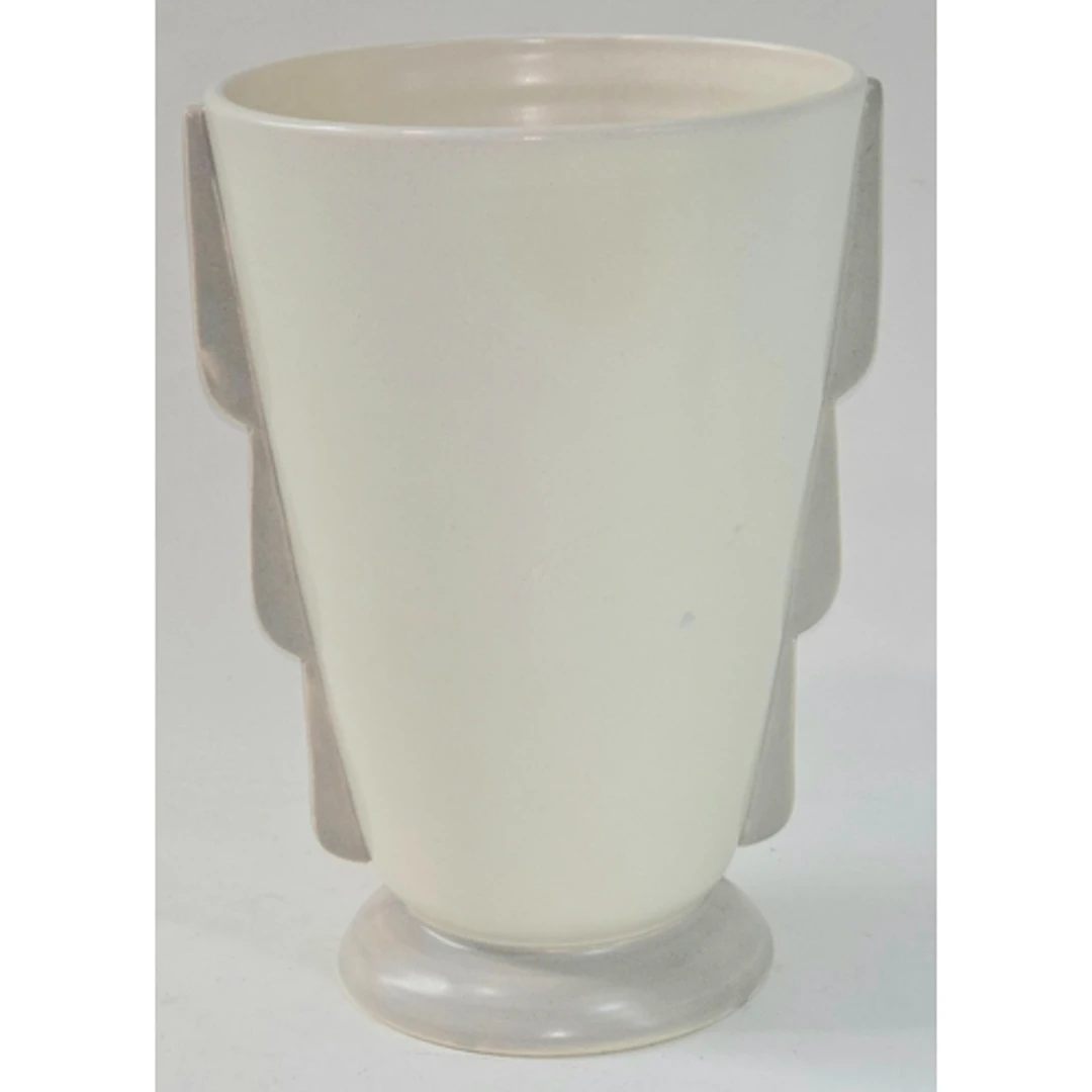 Poole Pottery Art Deco Plane ware vase shape 274P 9.3" high.