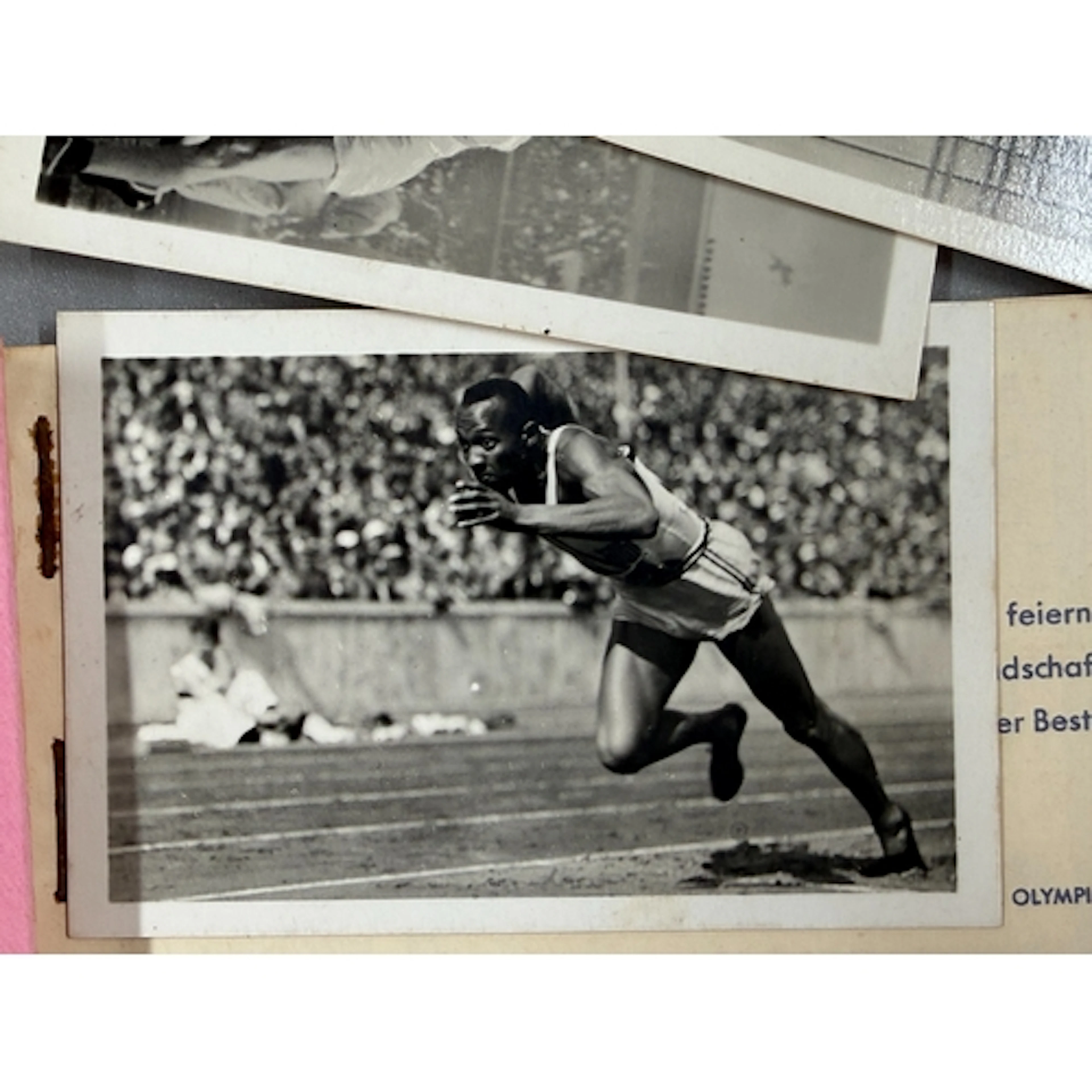 Sports Memorabilia: a book of tickets relating to the 1936 O...