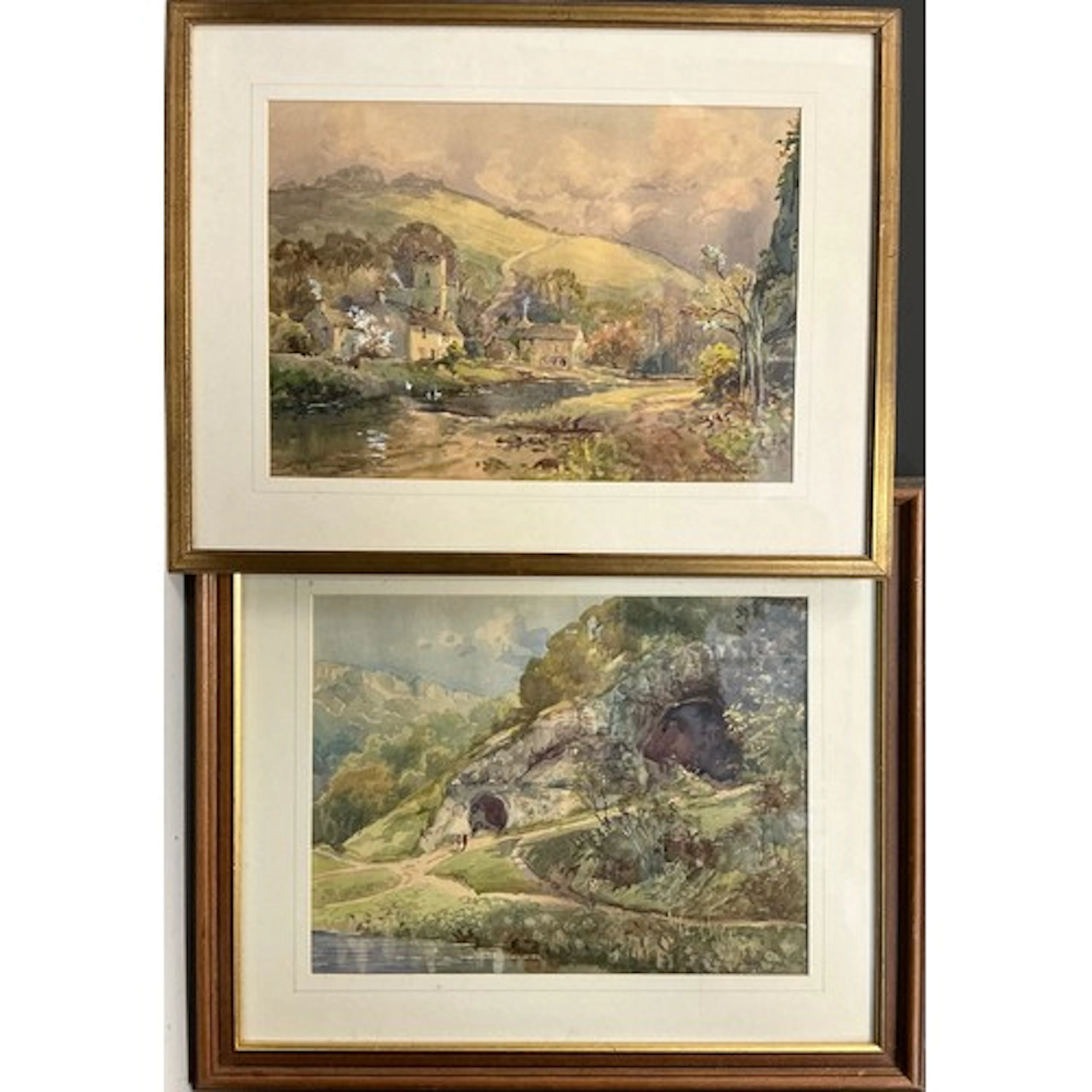 Michael Crawley (British, bn. 1938) Two watercolours - Mill...