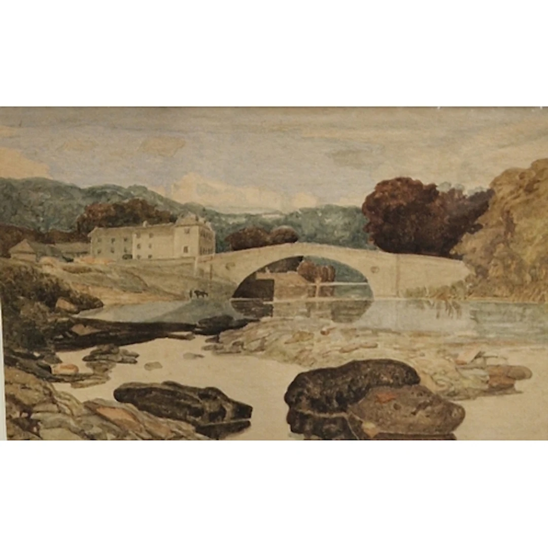 AFTER JOHN SELL COTMAN. Gretna Bridge, Yorkshire, watercolou...
