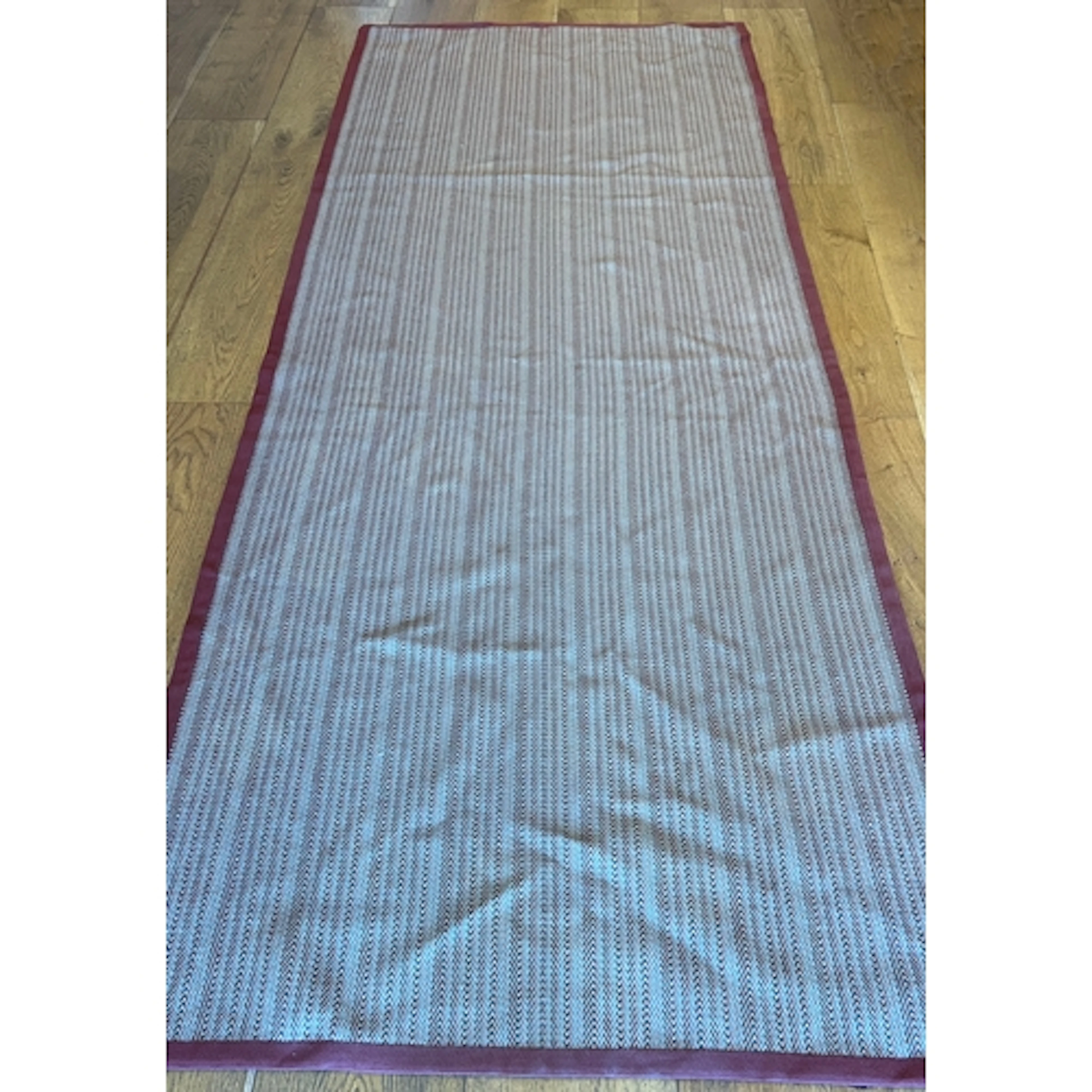 A Roger Oates flatweave rug, 139x350cm