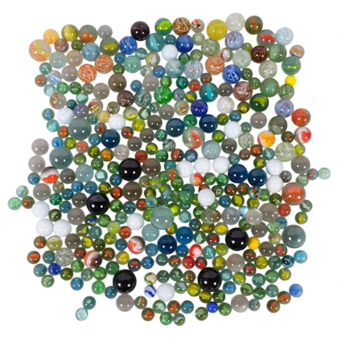 A large collection of Vintage marbles