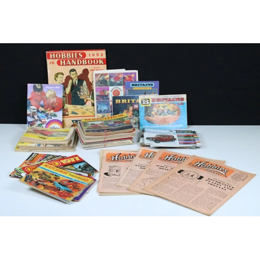 Over 50 diecast model catalogues from the 1950s onwards incl...