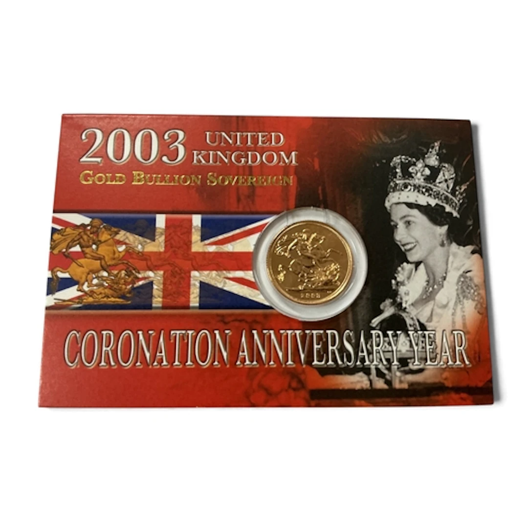 2003 Royal Mint Gold Sovereign.