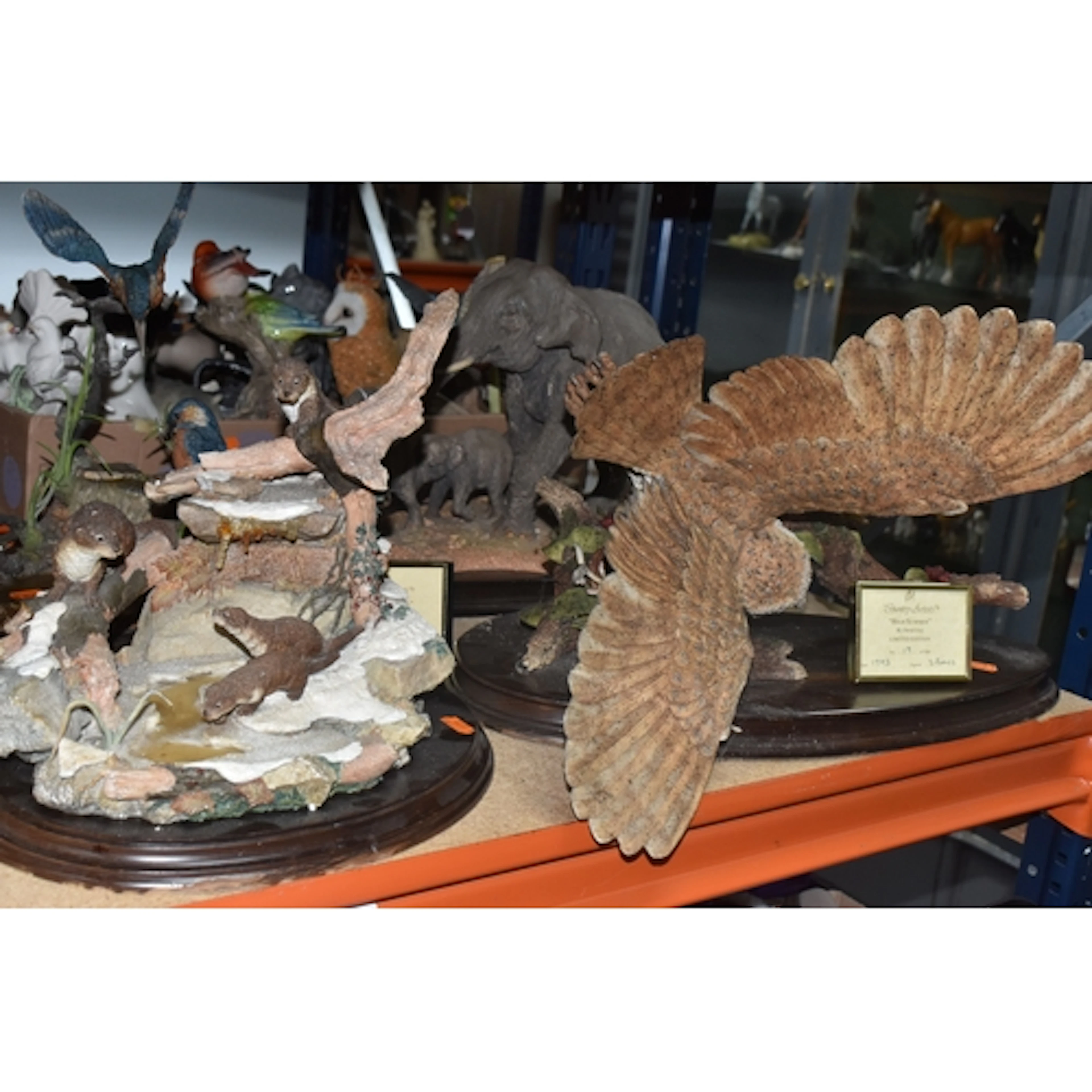 A GROUP OF FOUR COUNTRY ARTISTS FIGURE GROUPS comprising a l...