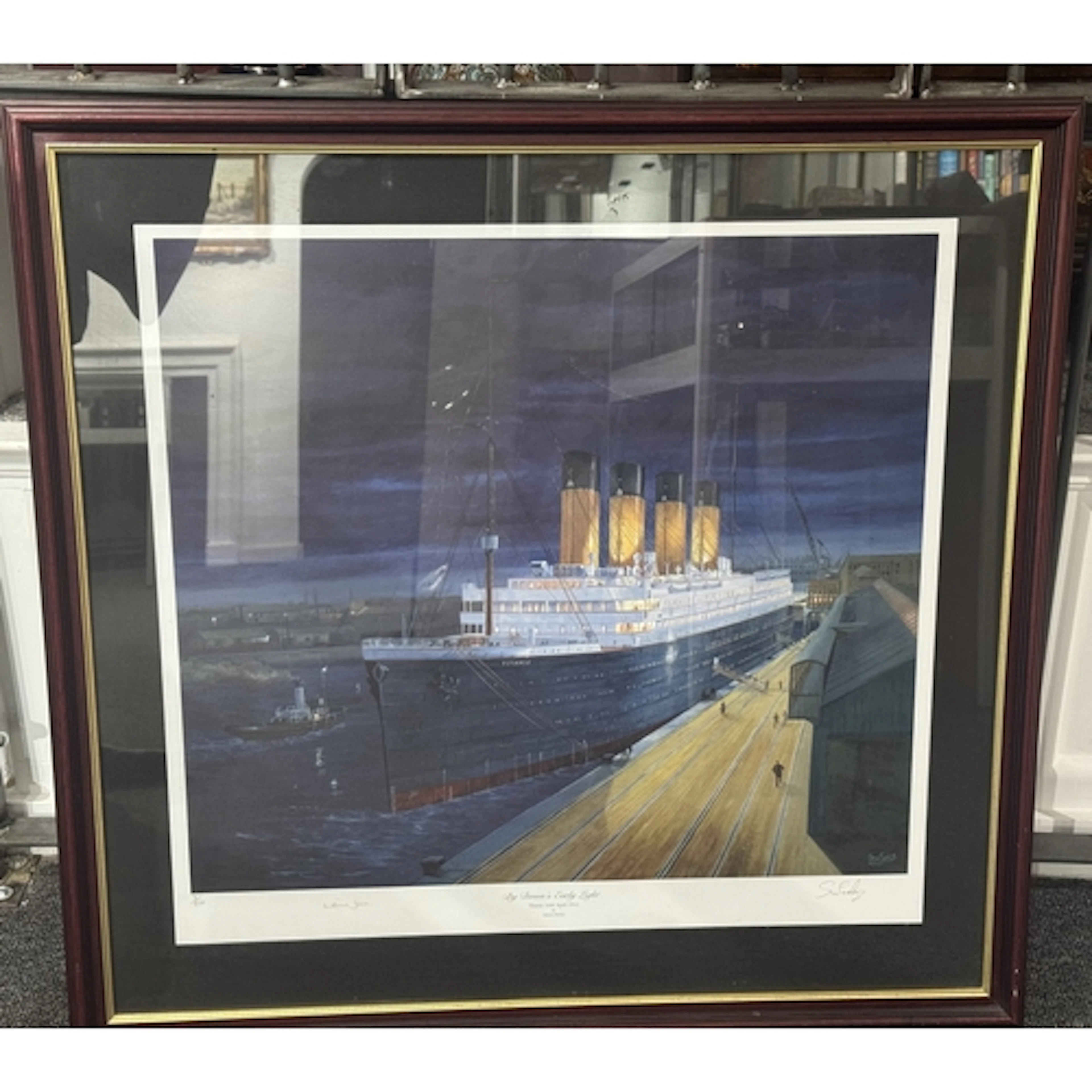 Artworks. Limited edition lithographic print (9 of 850) depi...