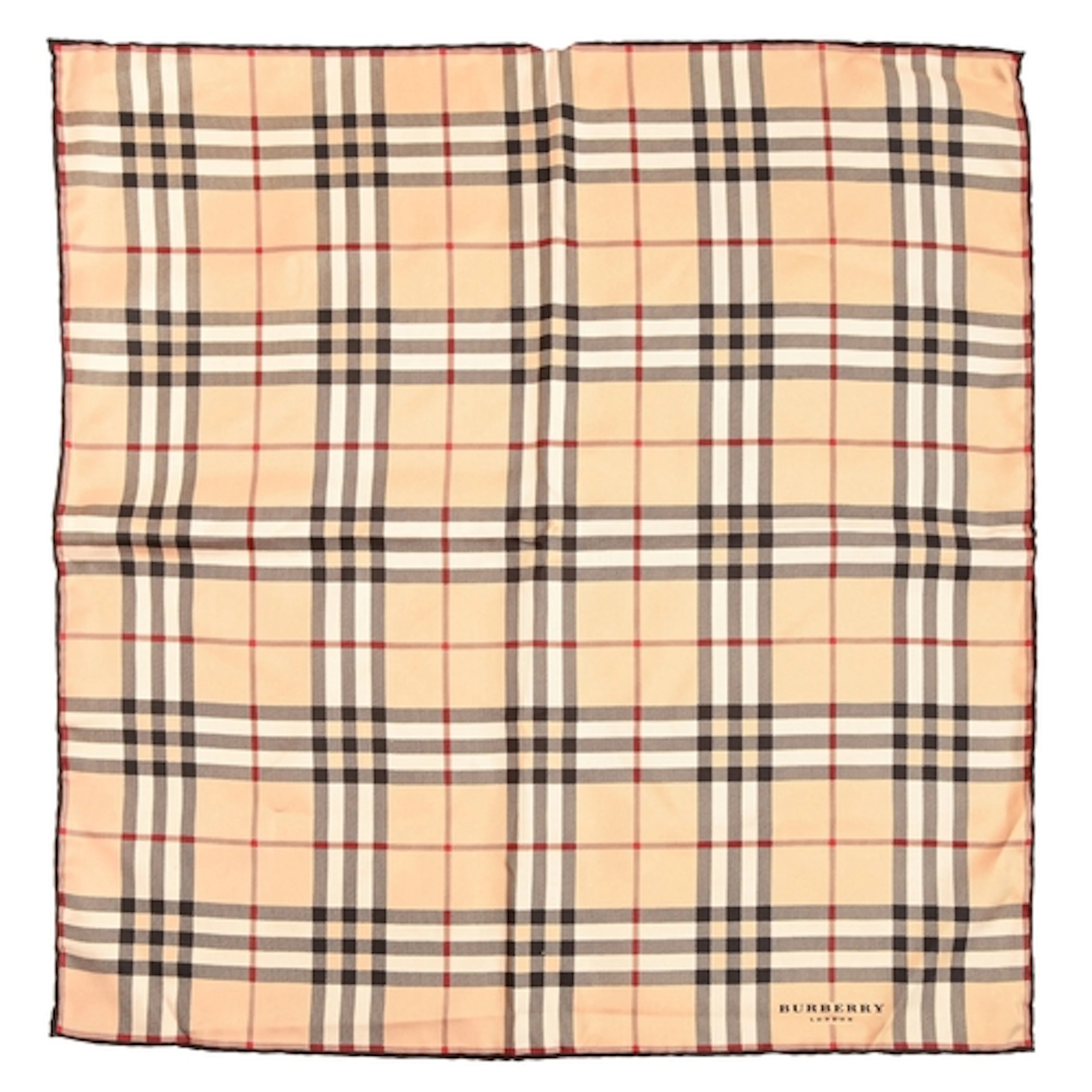 Fashion. Burberry London silk neckerchief, 48 x 48cm, origin...