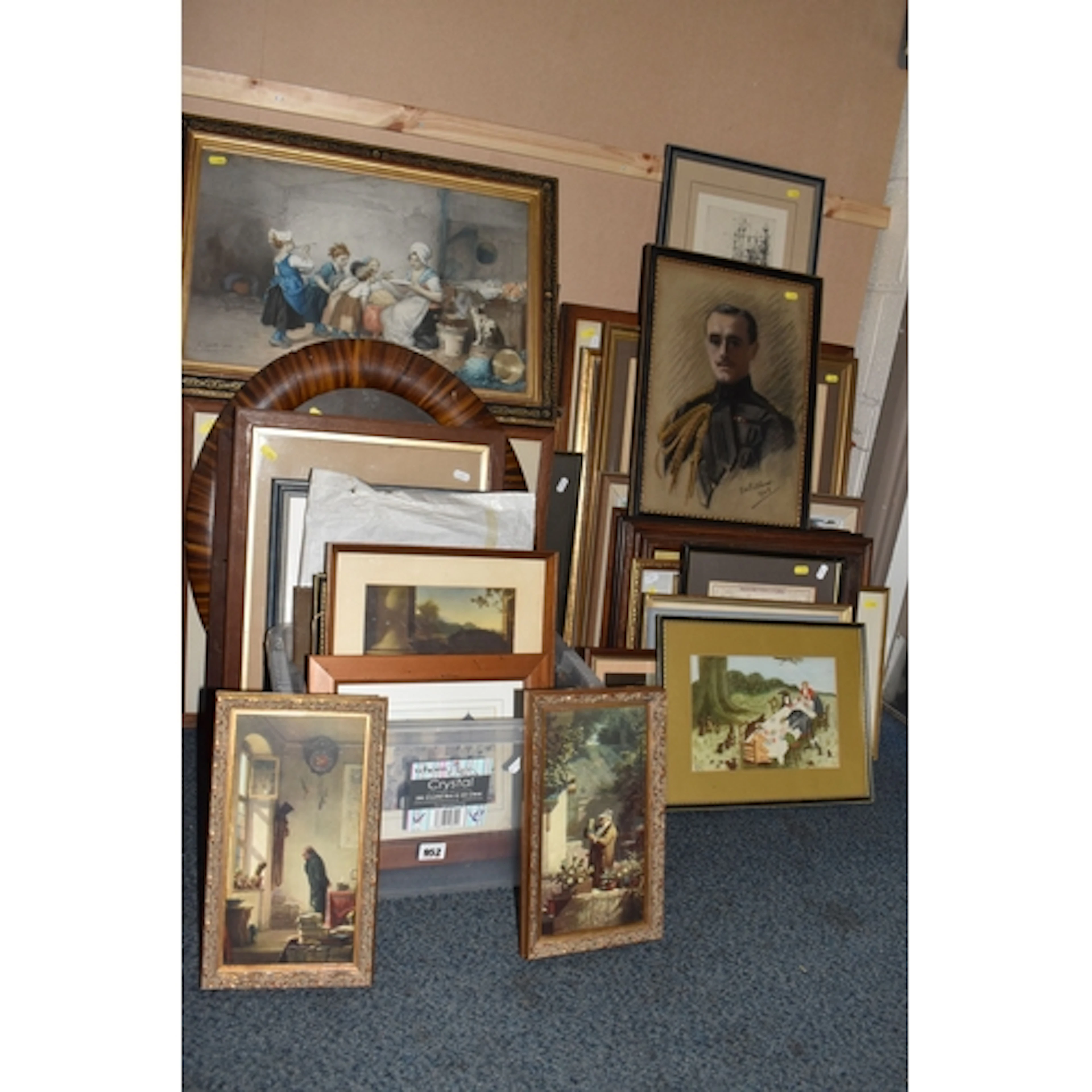 A QUANTITY OF ASSORTED PAINTINGS AND PRINTS ETC, to include ...