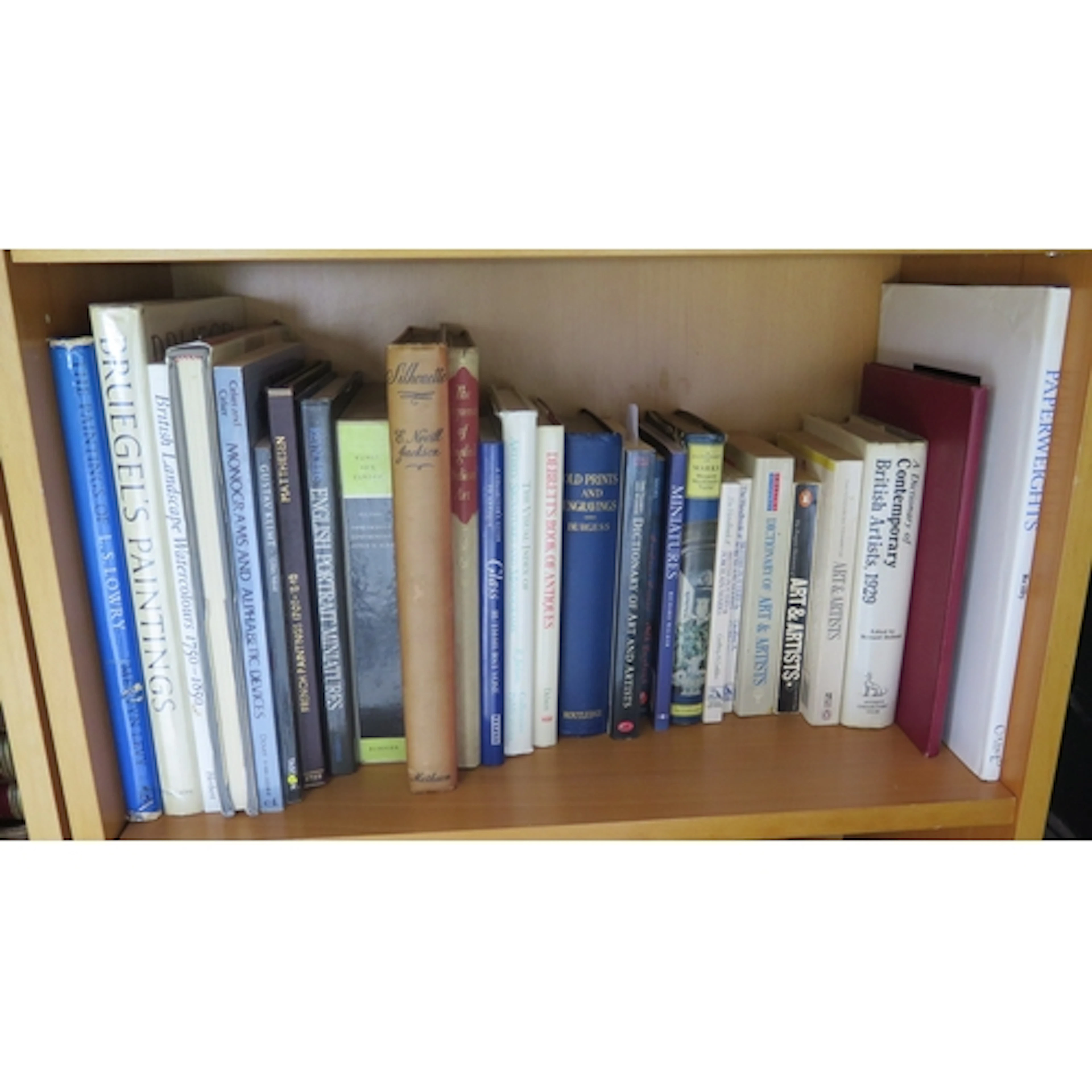 A collection of assorted books on art and antiques, includin...