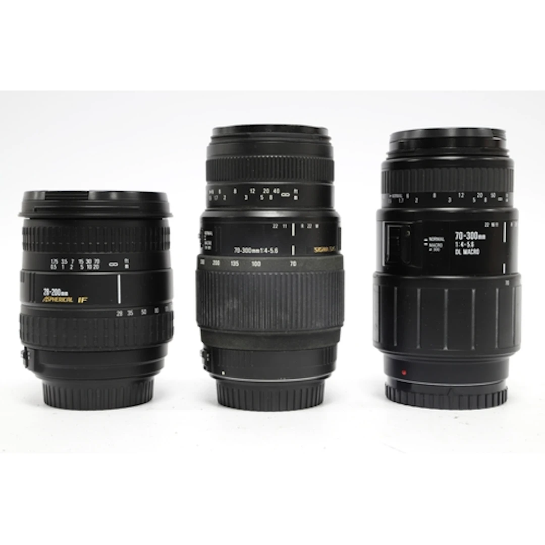 Sigma Lenses to include 28-200mm f/3.5-5.6 SL HyperZoom Aphe...
