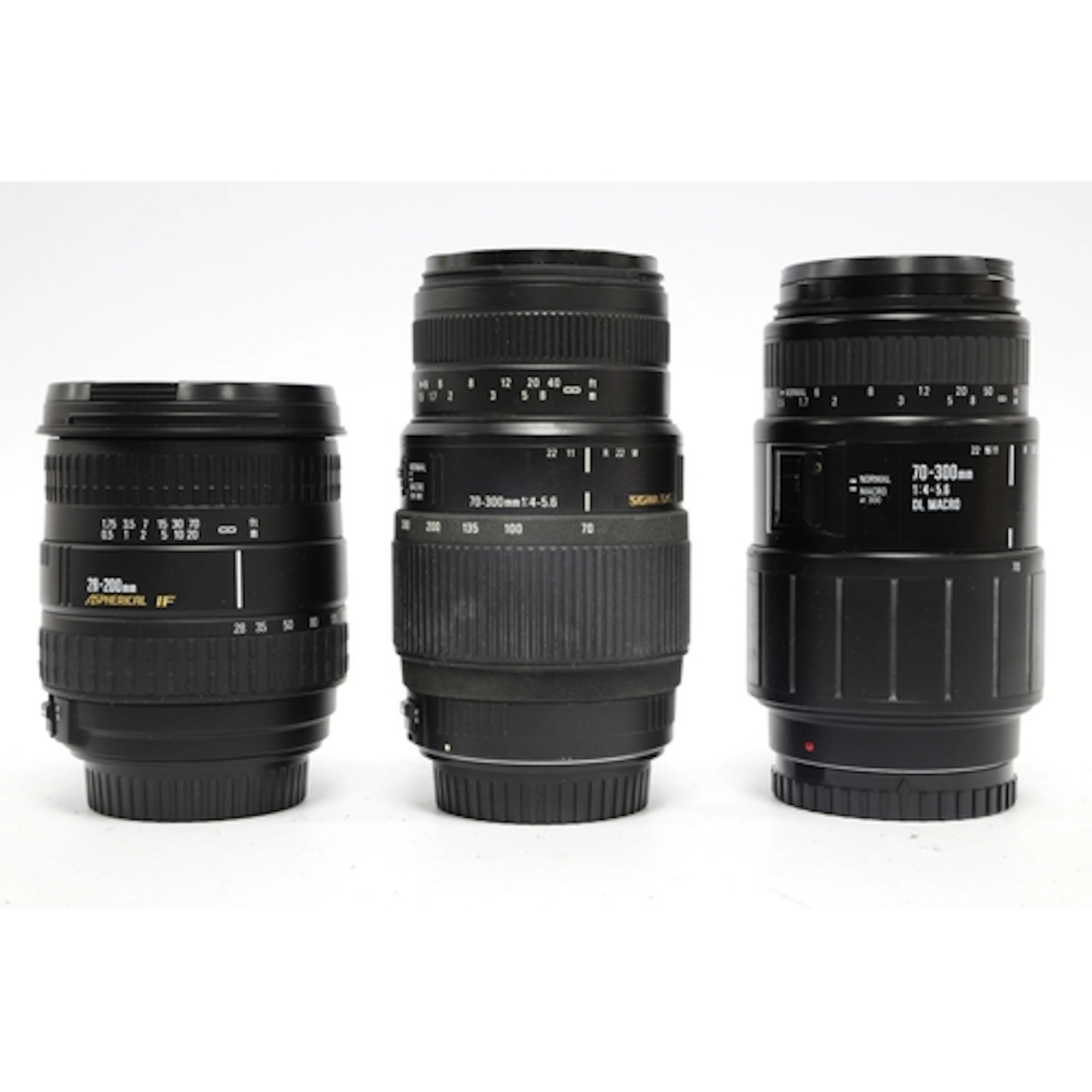 Sigma Lenses to include 28-200mm f/3.5-5.6 SL HyperZoom Aphe...