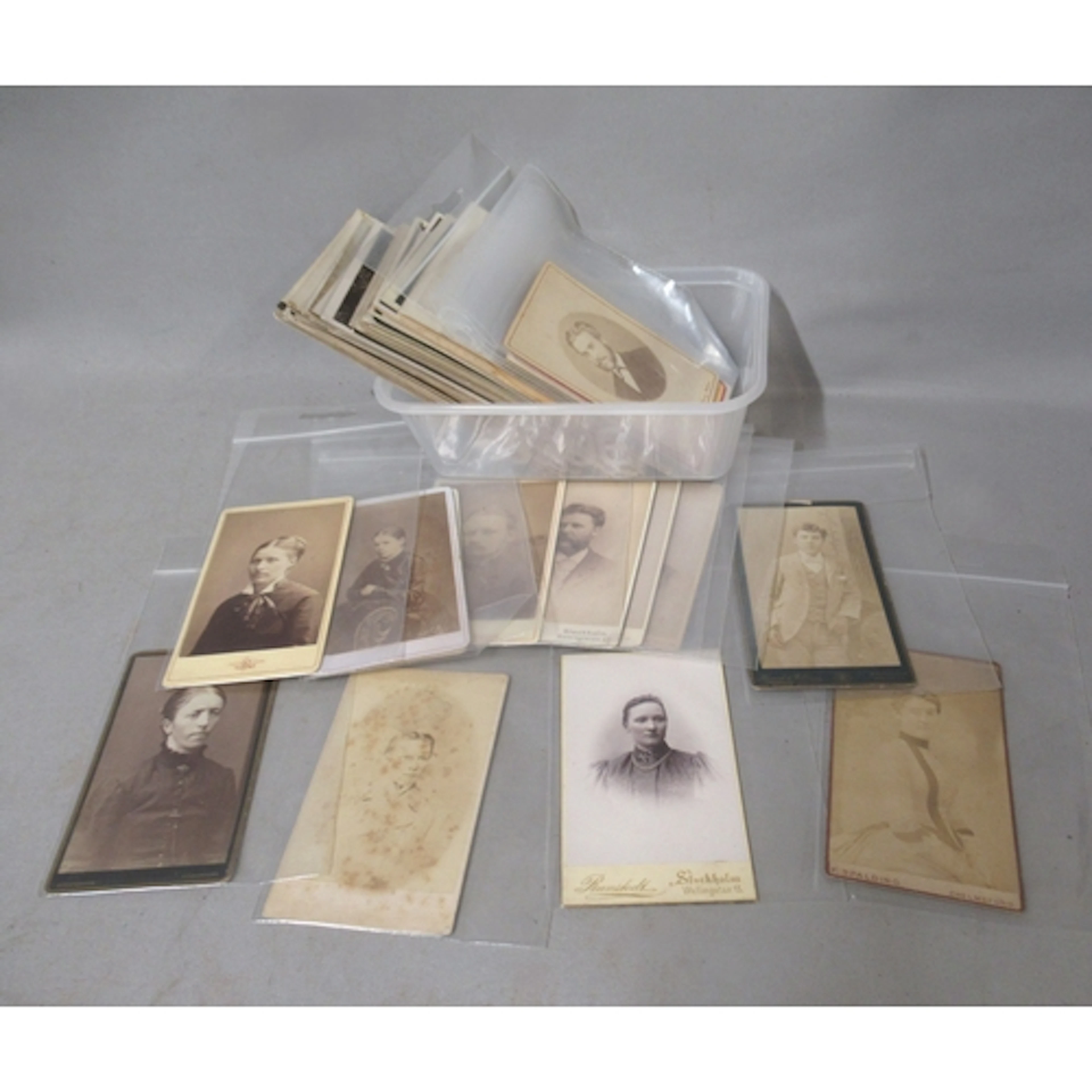 Quantity of 19th Century Carte de Visite photographs and oth...
