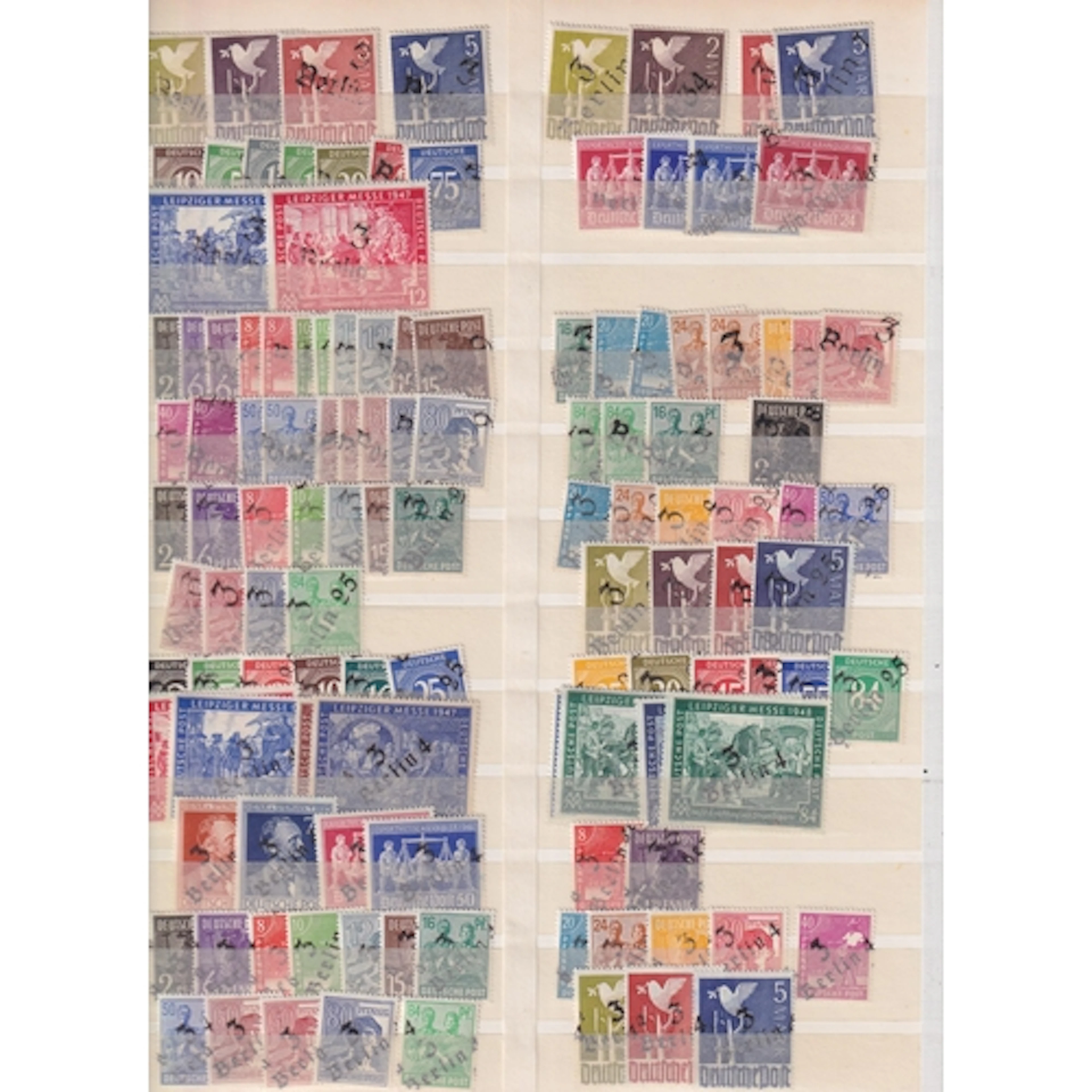 Germany collection with DDR complete fine used in 2 Schaubek...