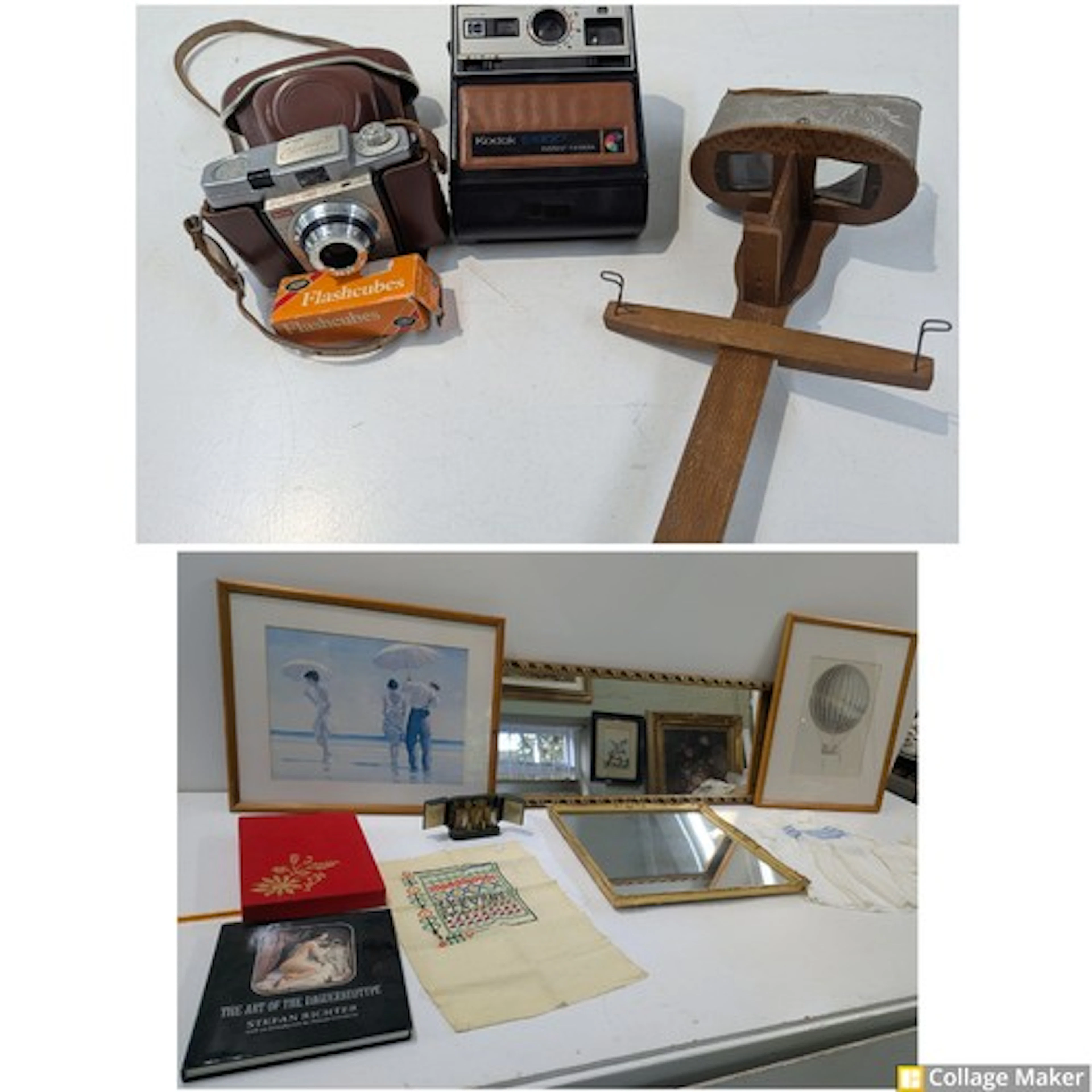 Collectables to include a Kodak Colorsnap 35 camera from 196...