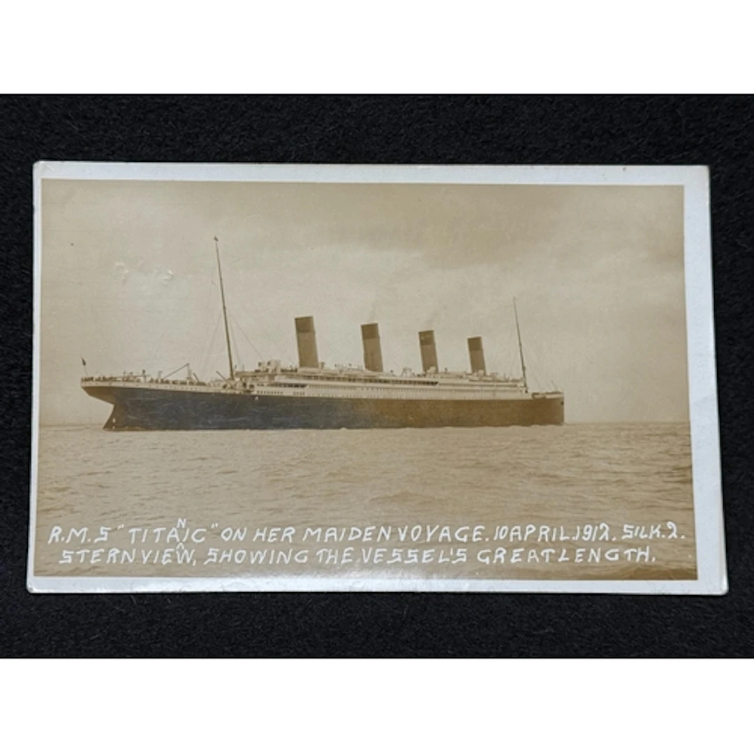 R.M.S. Titanic: R.M.S. Titanic: Rare Reginald Silk real pho...