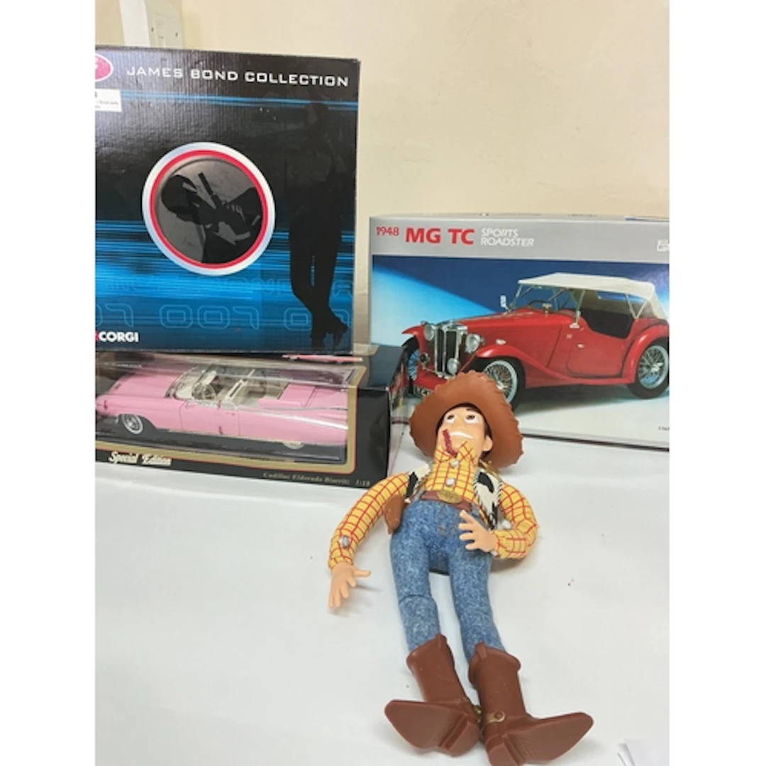A Boxed Corgi James Bond Collection Set, A Academy 1948 MG T...