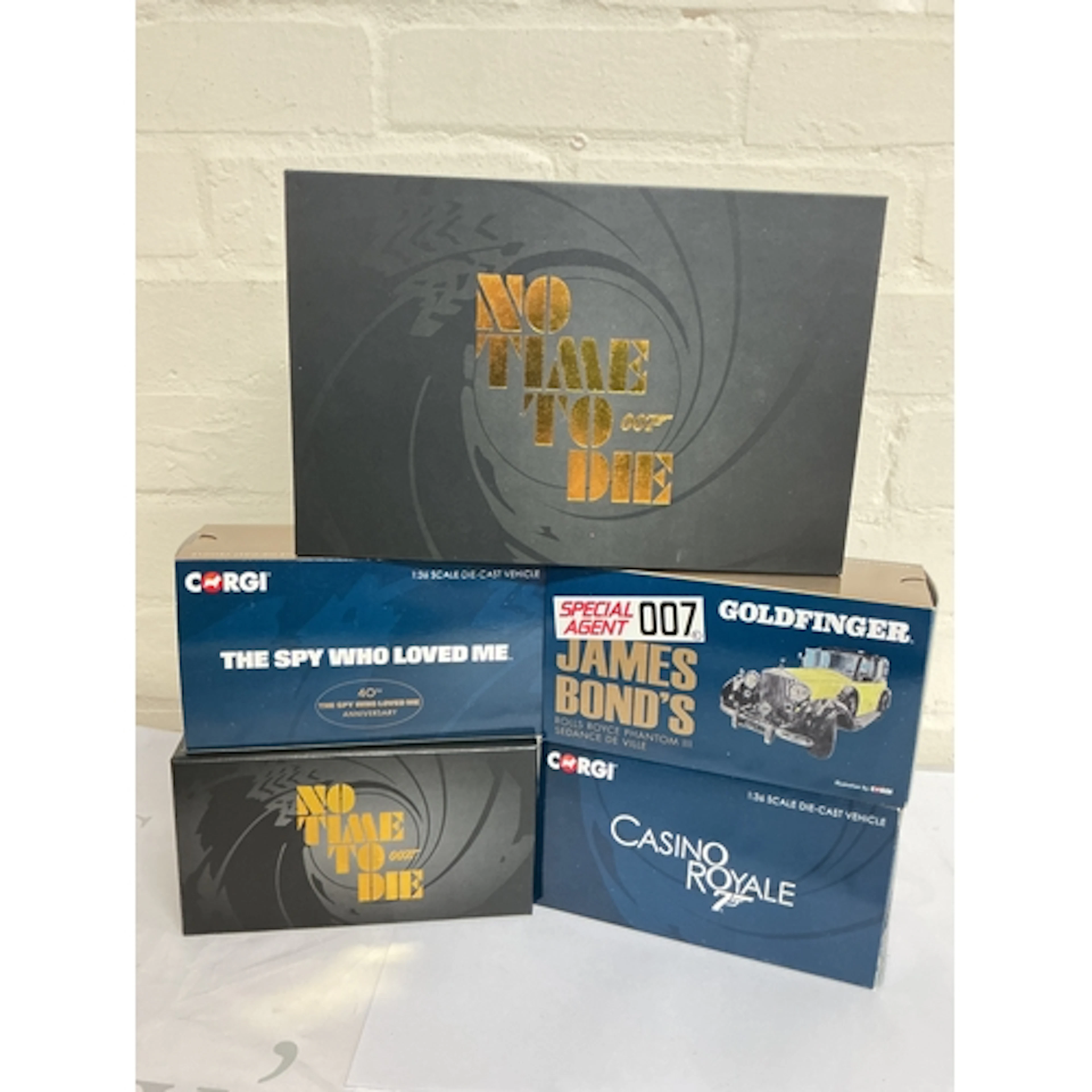 5 X Boxed James Bond Corgi Diecast. Includes No Time To Die,...