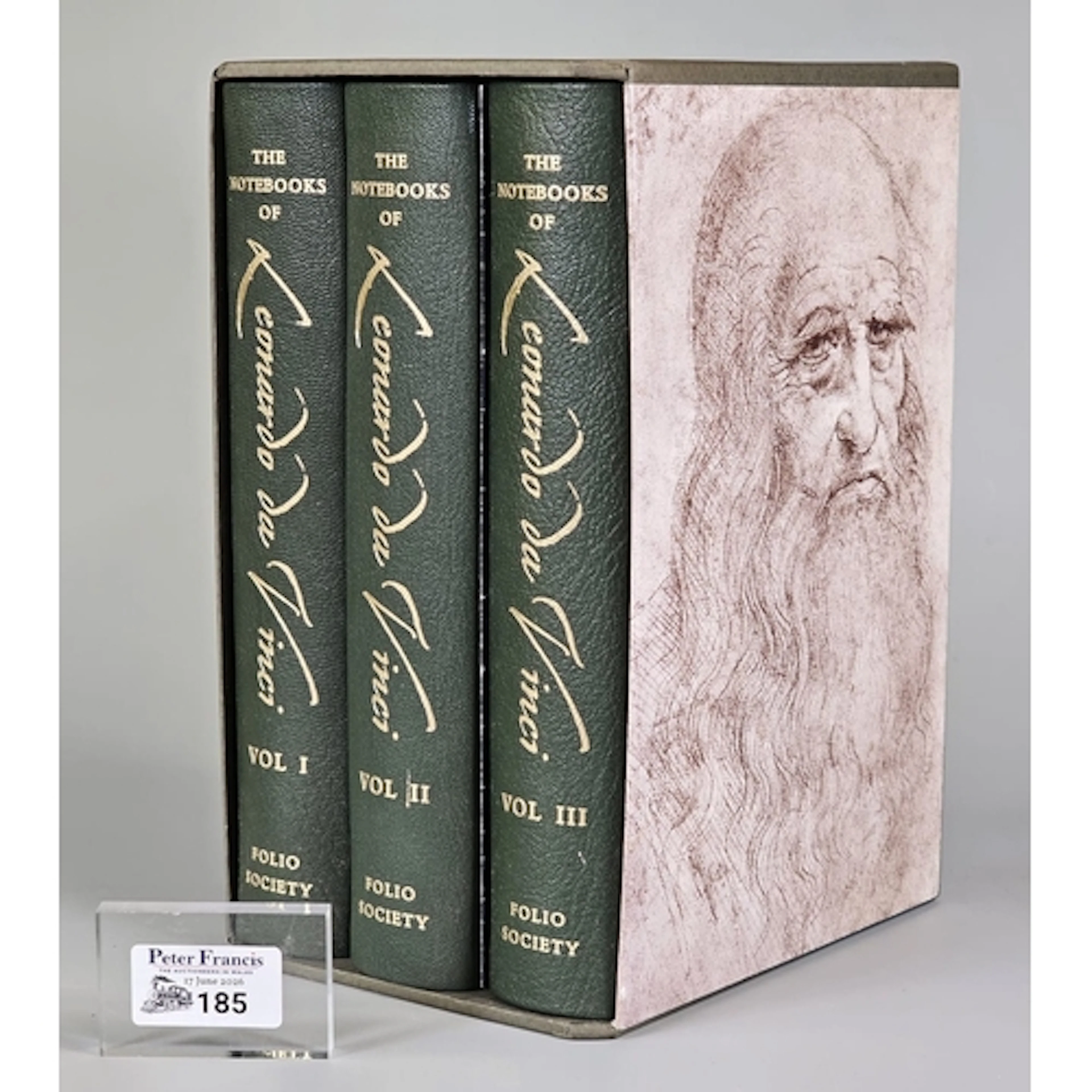 Folio Society - 'The Notebooks of Leonardo da Vinci'. Three ...