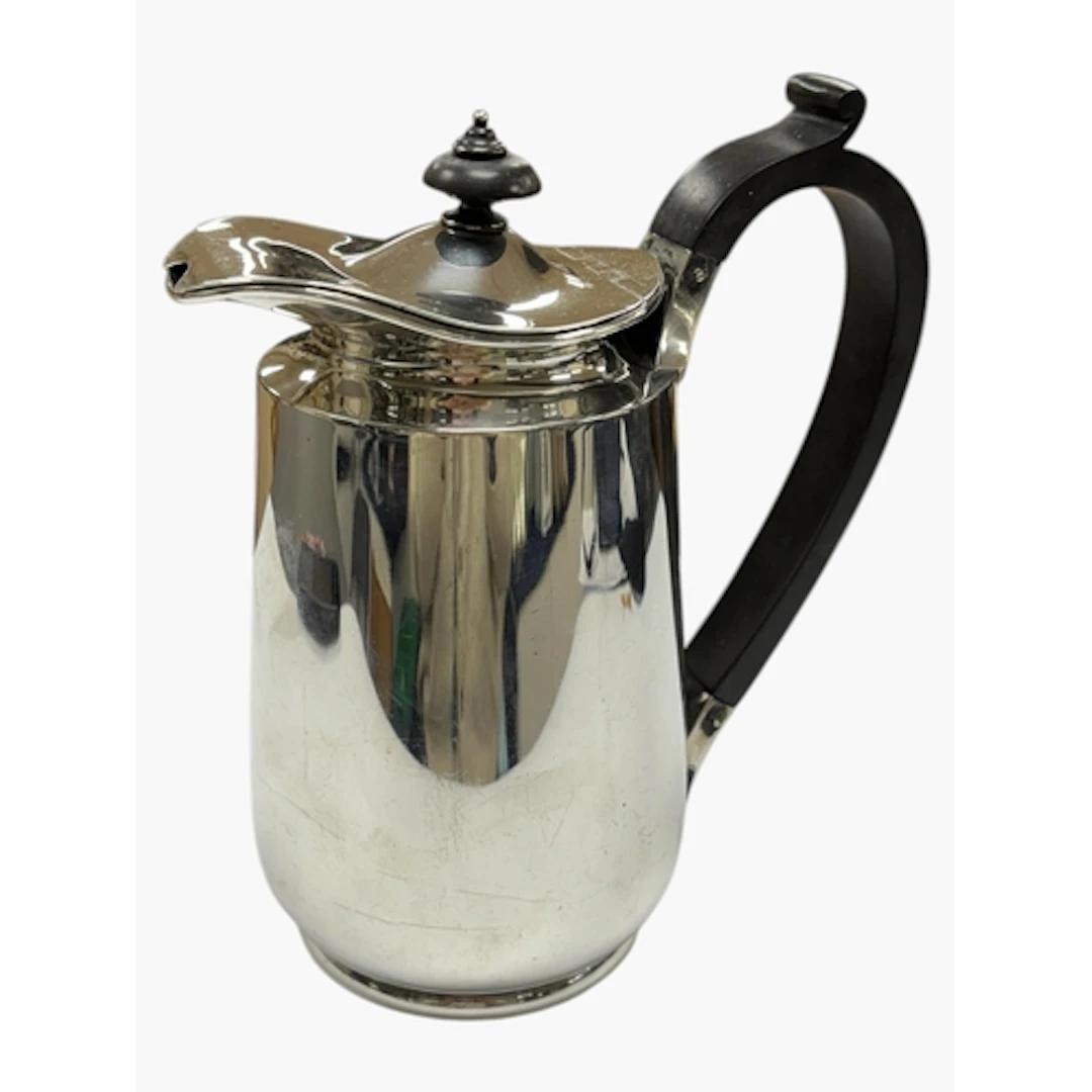 An Edward VIII silver hot water jug, James Dixon & Sons, She...