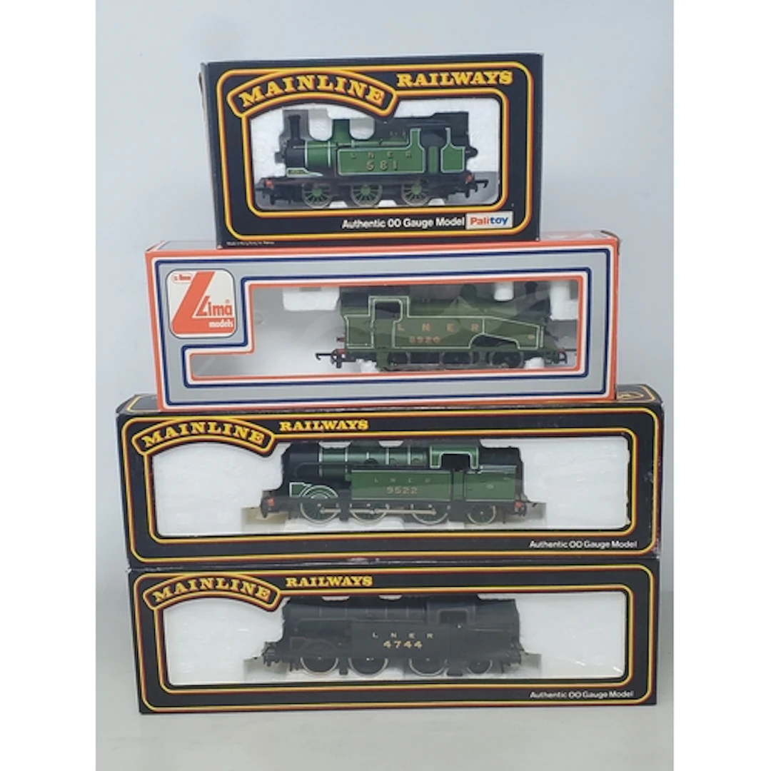 Four 00 gauge LNER Tank Locomotives comprising Mainline Rail...