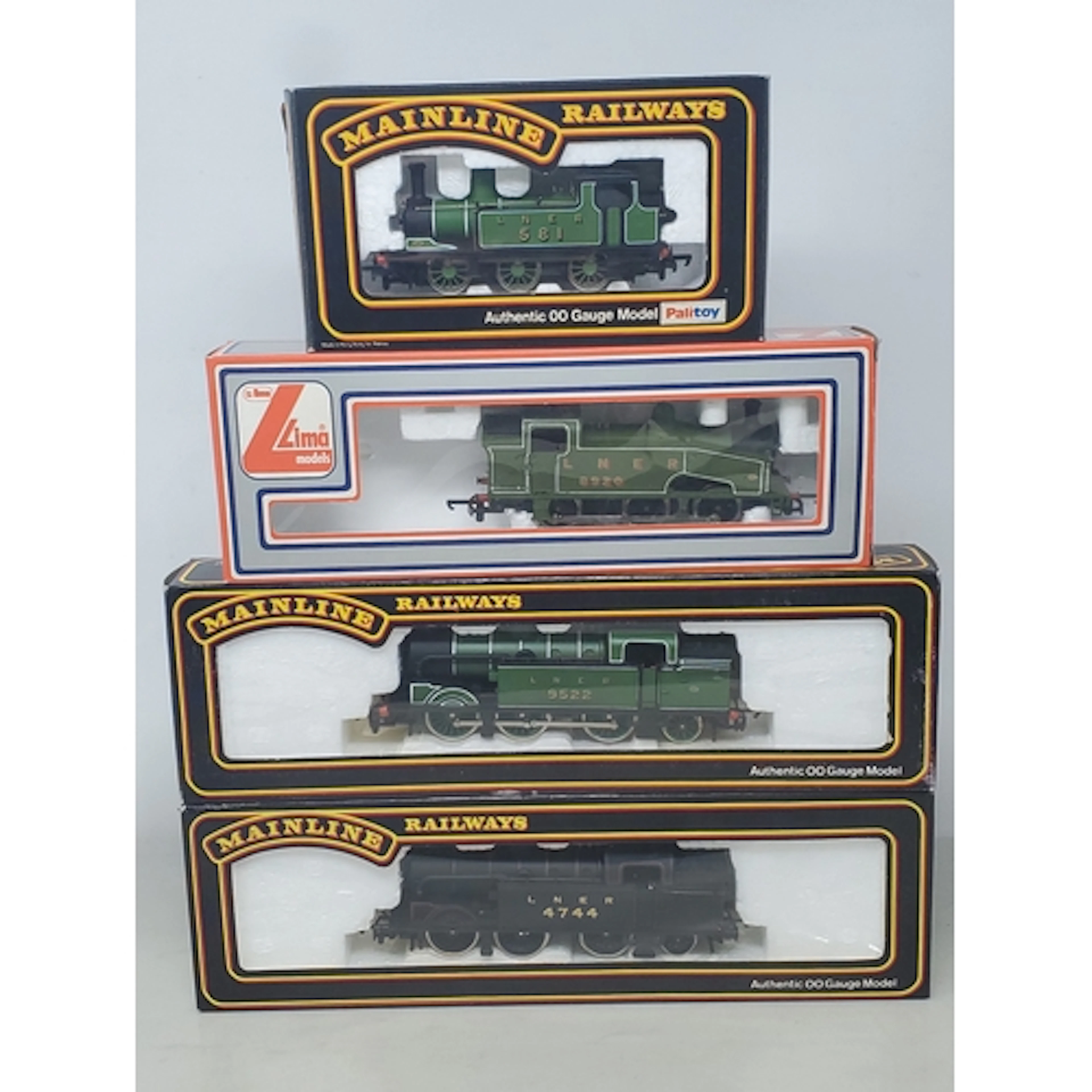 Four 00 gauge LNER Tank Locomotives comprising Mainline Rail...
