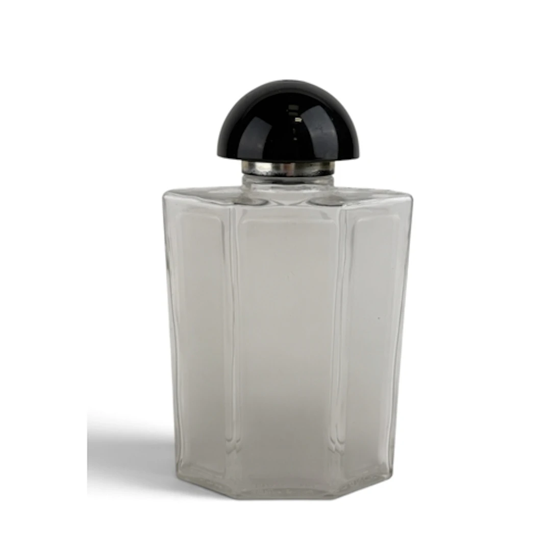 A LARGE GIORGIO ARMANI GLASS BOTTLE Made in France. 26cm H...