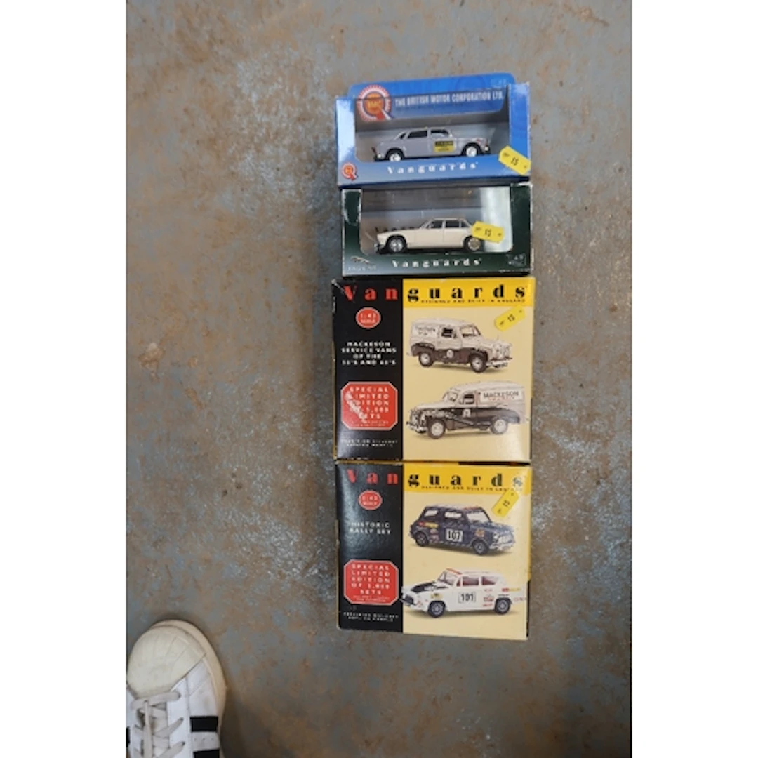 Vanguard Boxed Mackieson service vans, rally cars and Daimle...