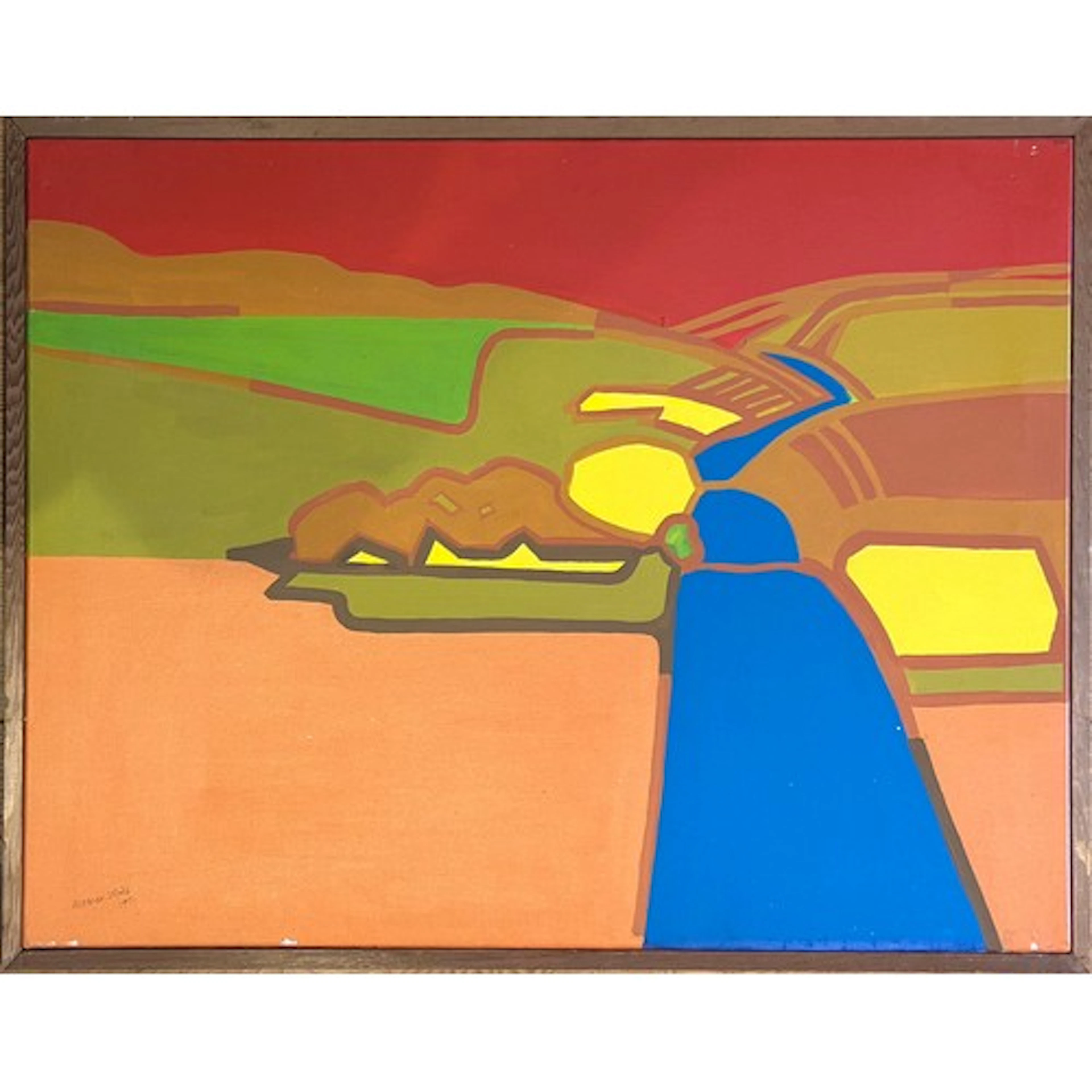 Norman Saunders-White, (1930-2024), 'The Road to Dorchester...