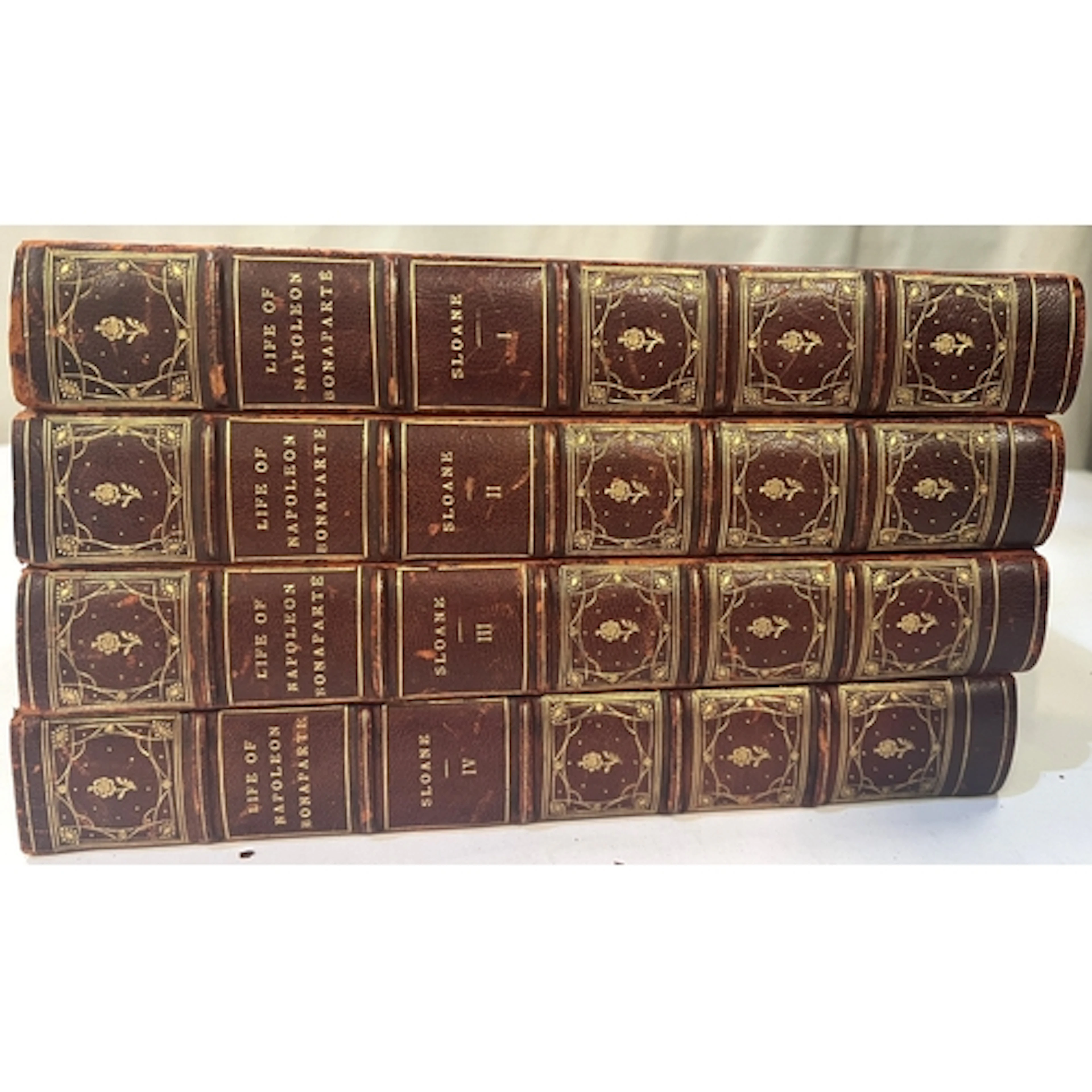 THE LIFE OF NAPOLEON BONAPARTE - (W. M. Sloane), 4 vols, 190...