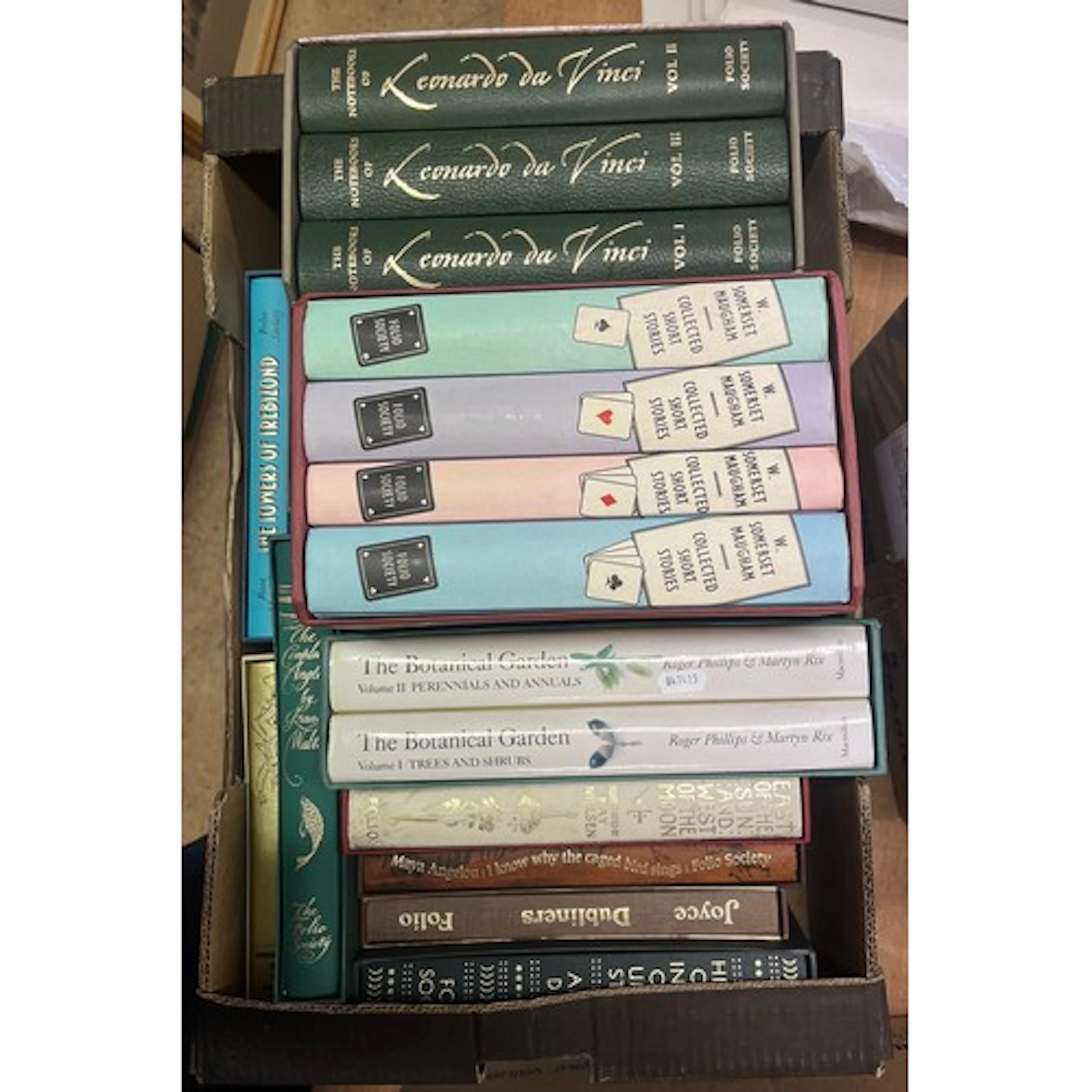 Collection of folio society books to include volume I-III of...