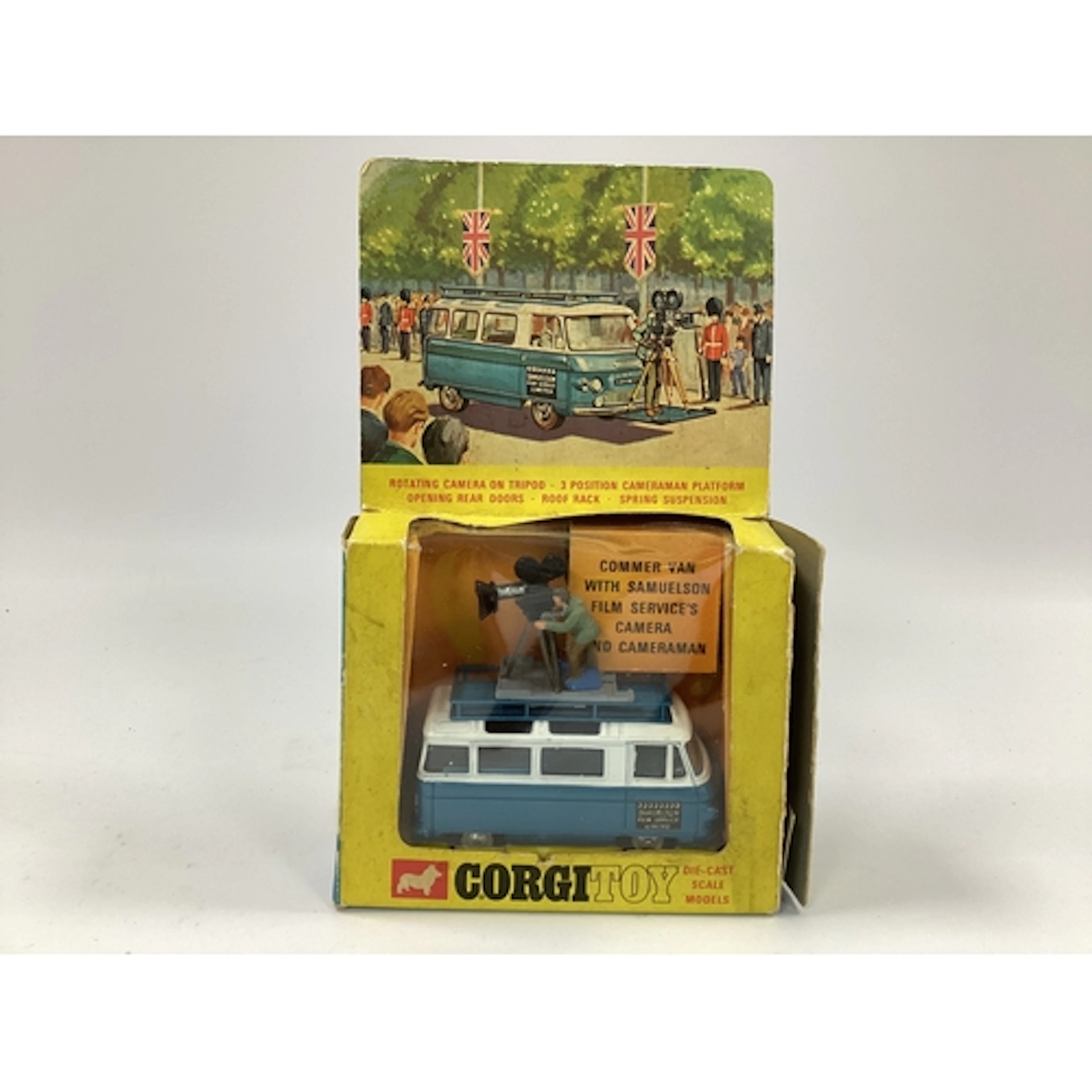 A Corgi No. 479 Commer Mobile Camera Van. Complete and unbro...