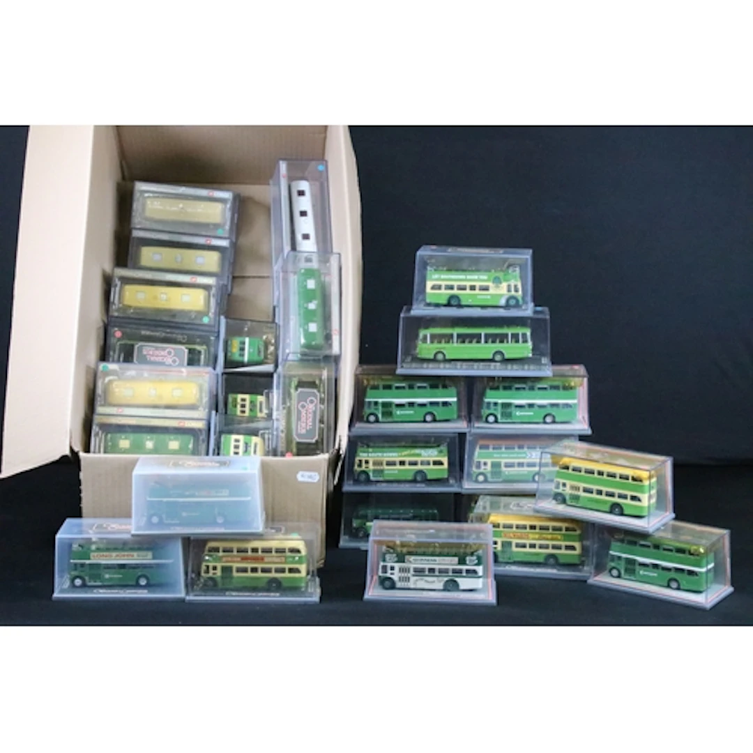 36 Boxed / cased Corgi Original Omnibus diecast model buses,...