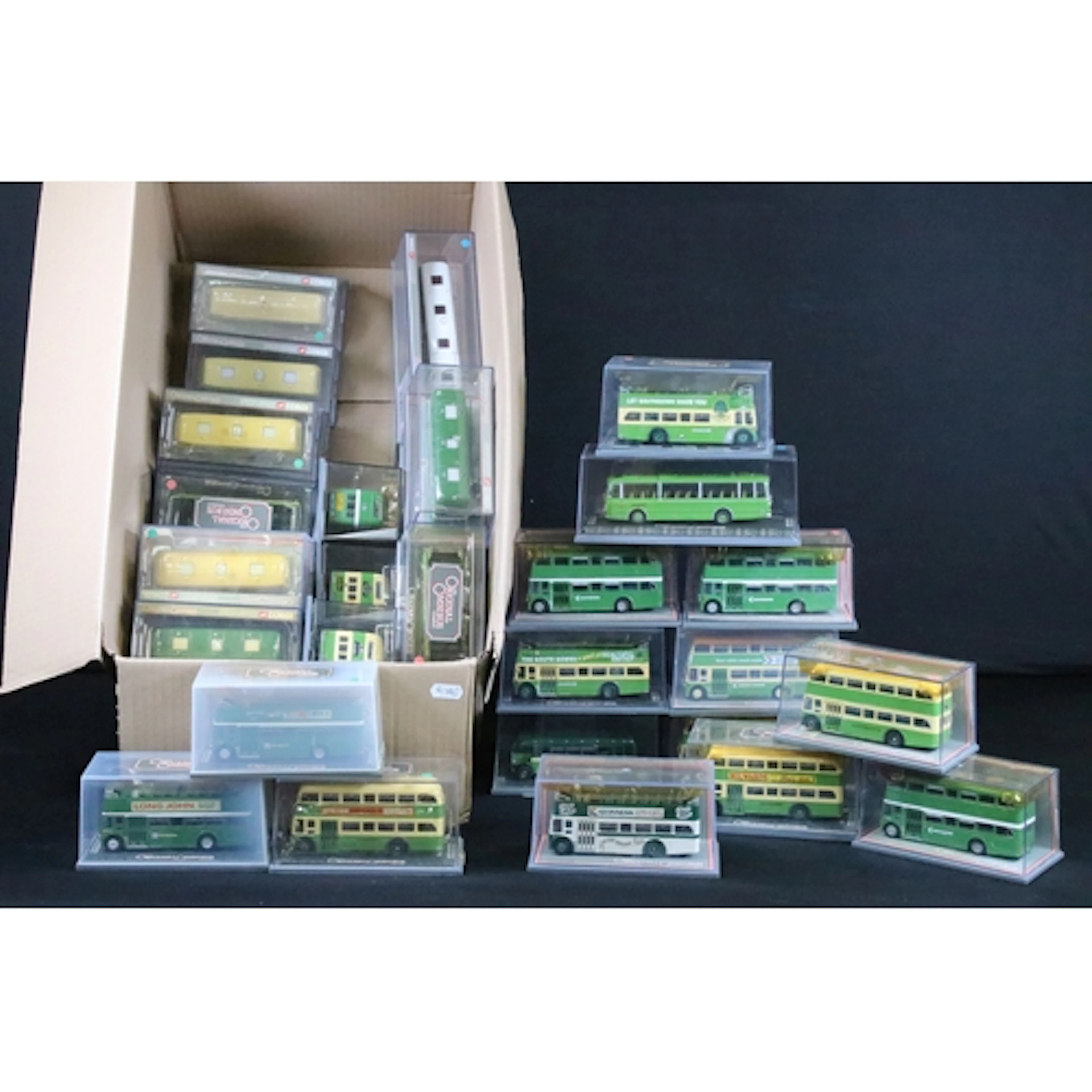 36 Boxed / cased Corgi Original Omnibus diecast model buses,...