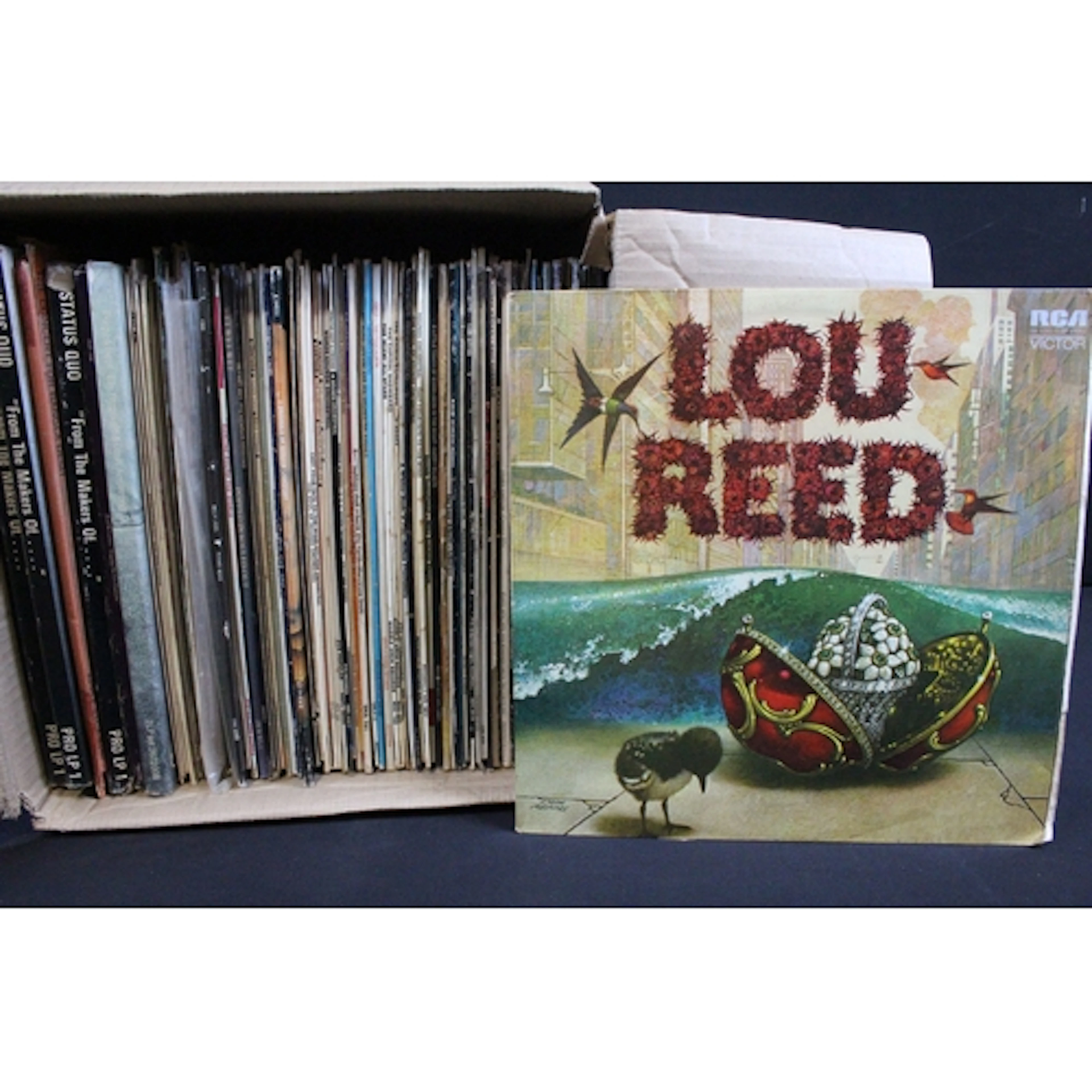 Vinyl - Over 70 Rock & Pop LPs & 6 box sets to include Lou R...