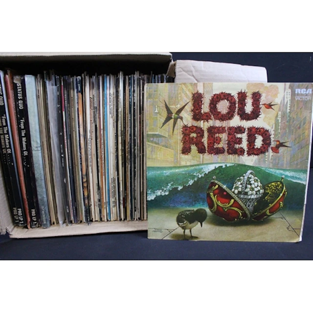 Vinyl - Over 70 Rock & Pop LPs & 6 box sets to include Lou R...