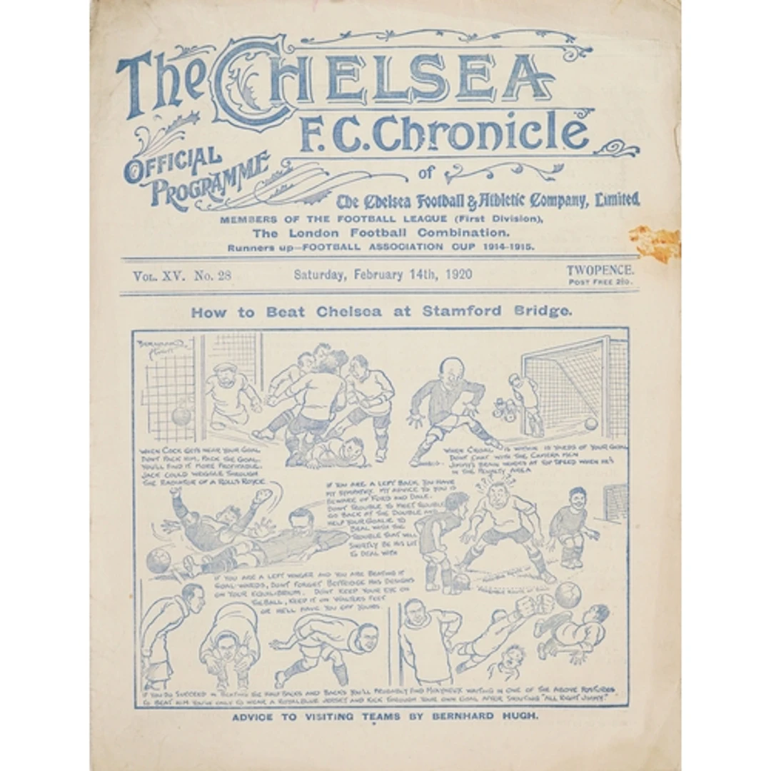 The Chelsea F.C. Chronicles official football programme - Ho...