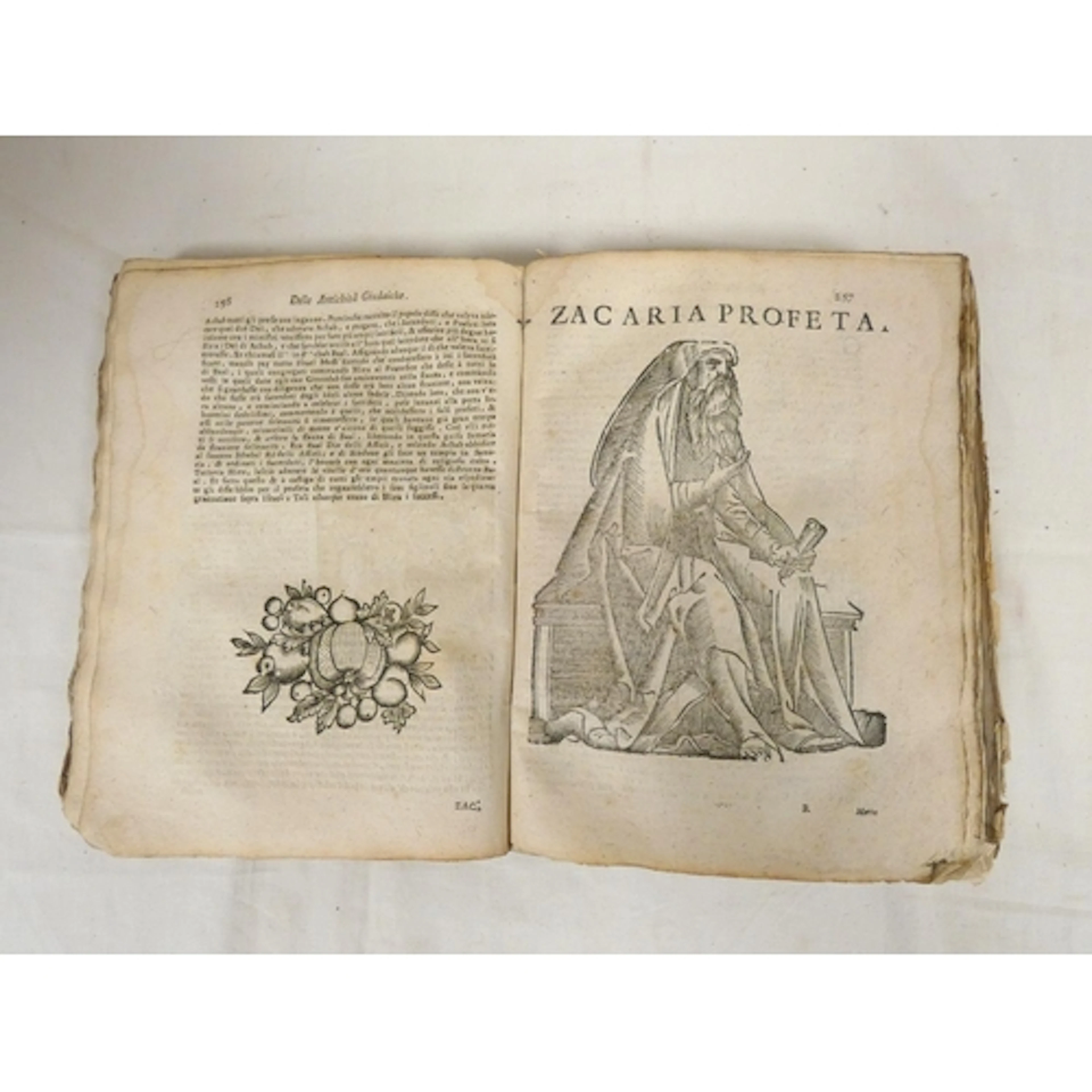 FLAVIO GIOSEFFO. Historico delle Anticheta, e Gueere Giudai...