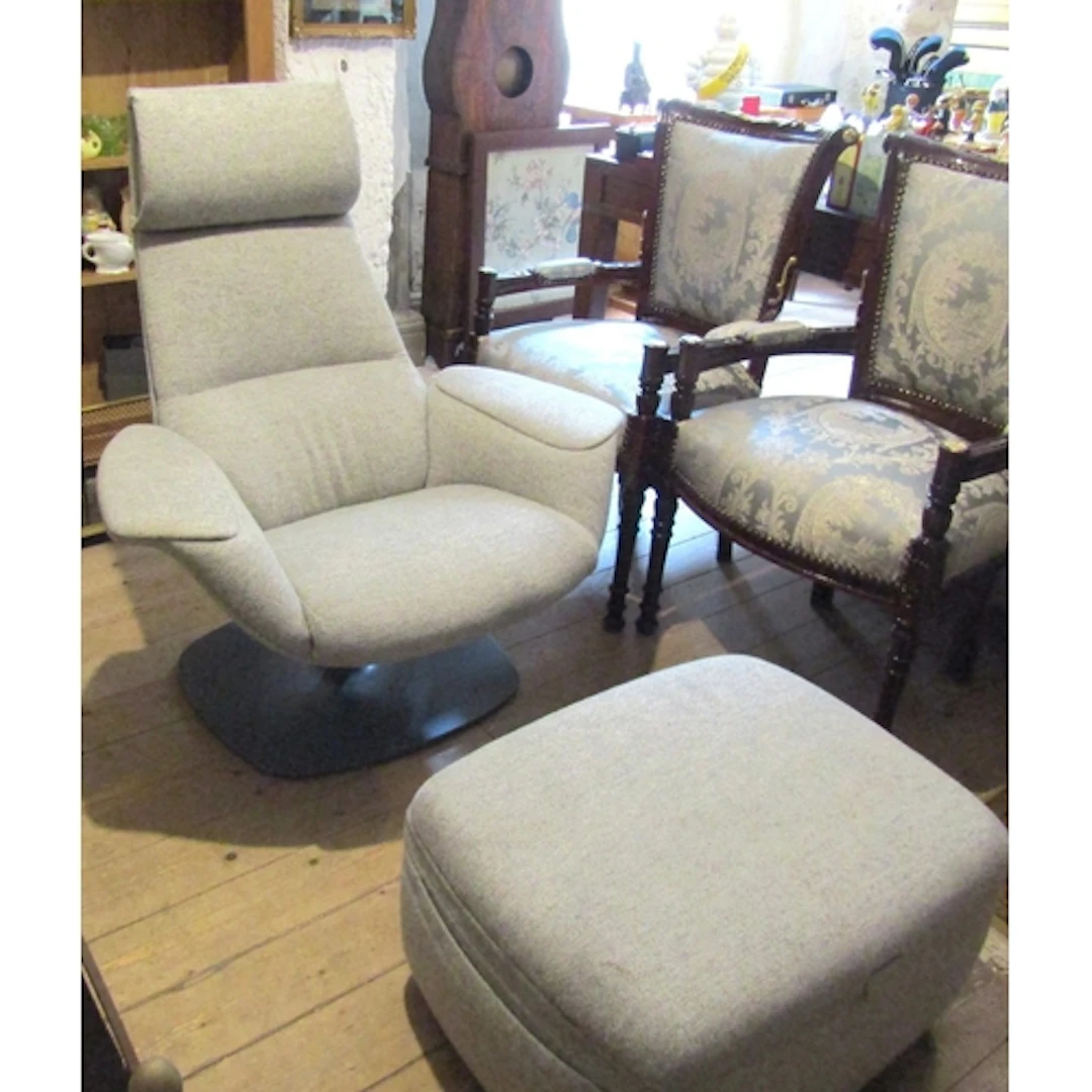 Designer Coalesse Massaud Lounge Chair in Blake Grey Fabric ...